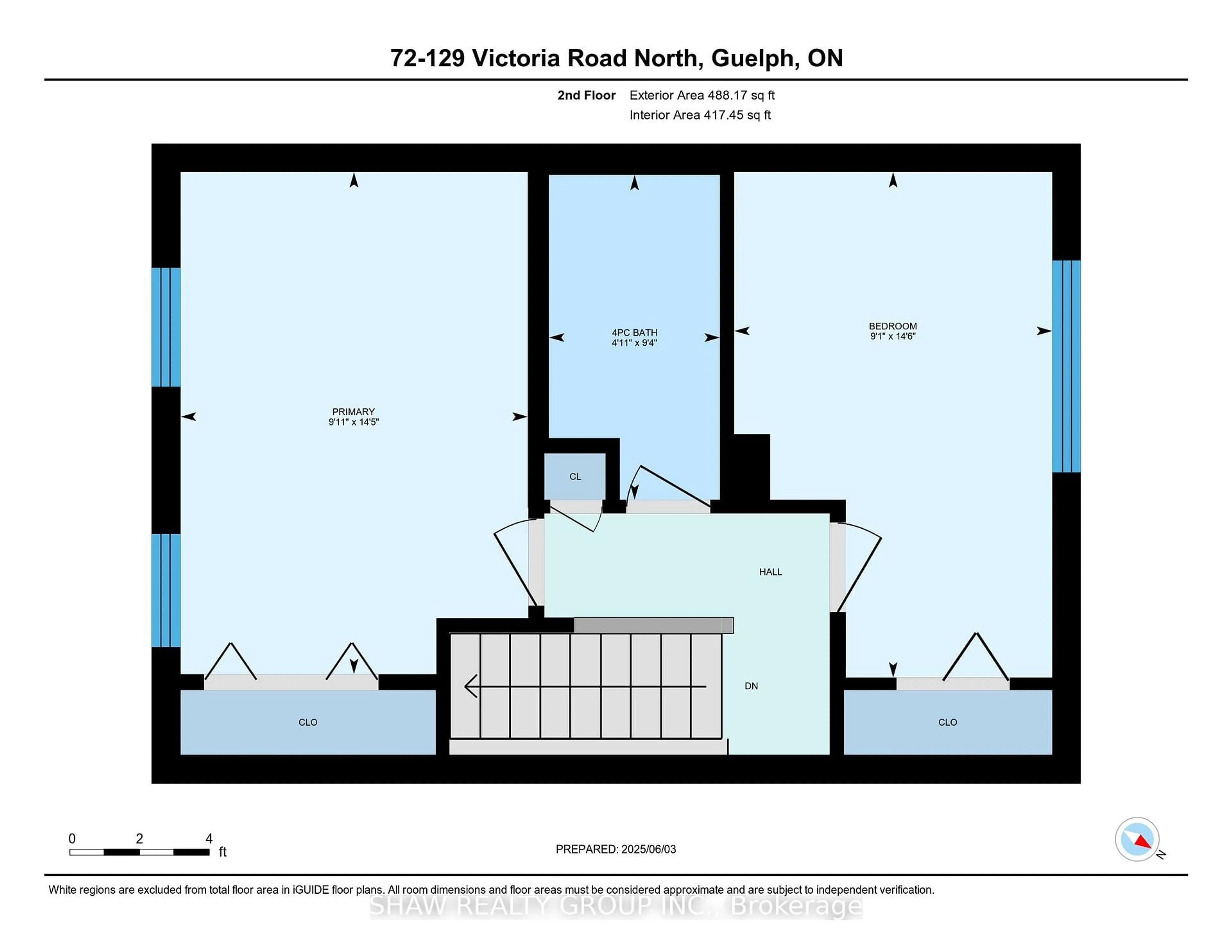 Floor plan for 129 Victoria Rd #72, Guelph Ontario N1E 6T8