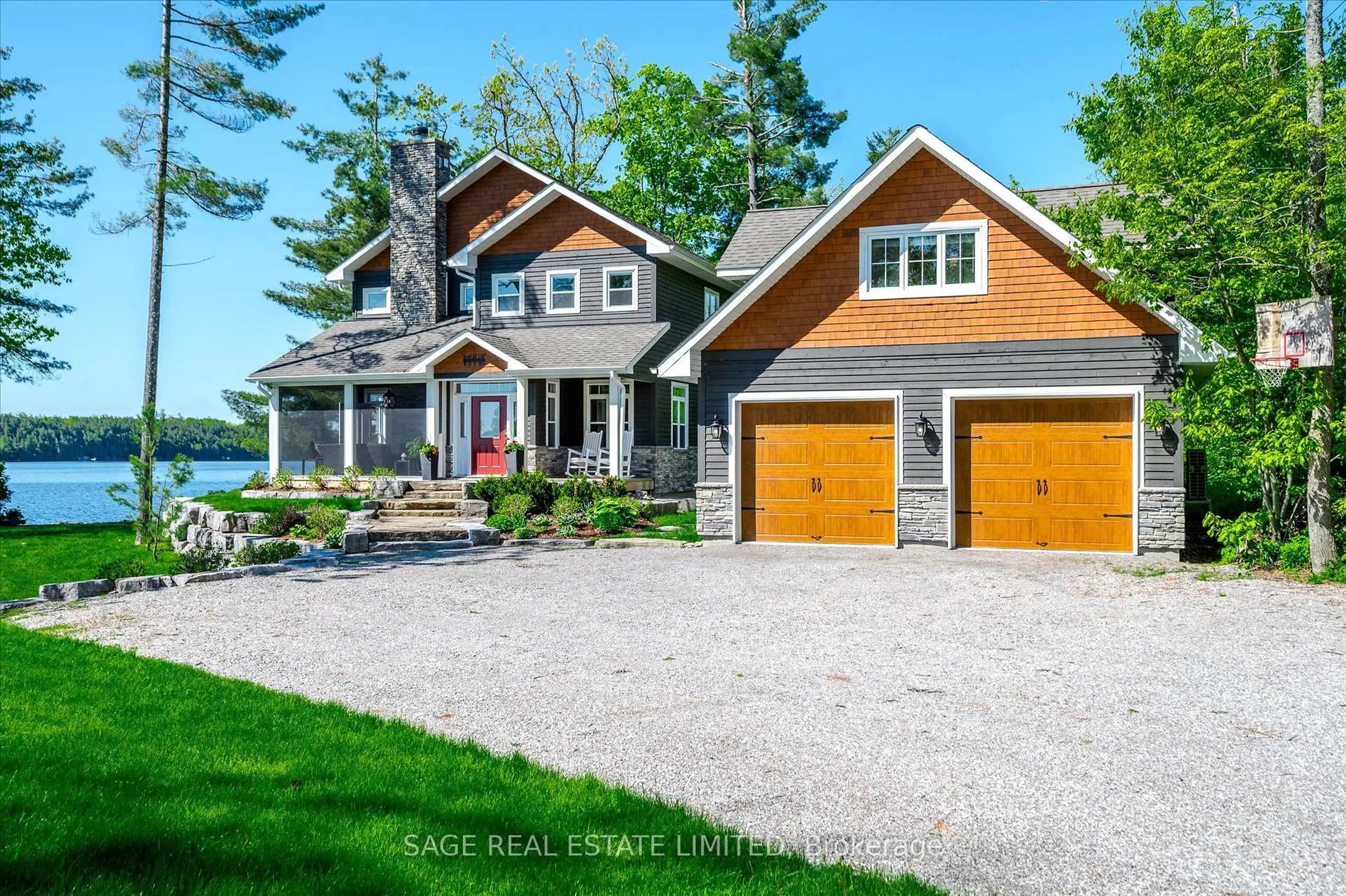 Home with brick exterior material, street for 51 Fire Route 96D, Trent Lakes Ontario K0M 1A0