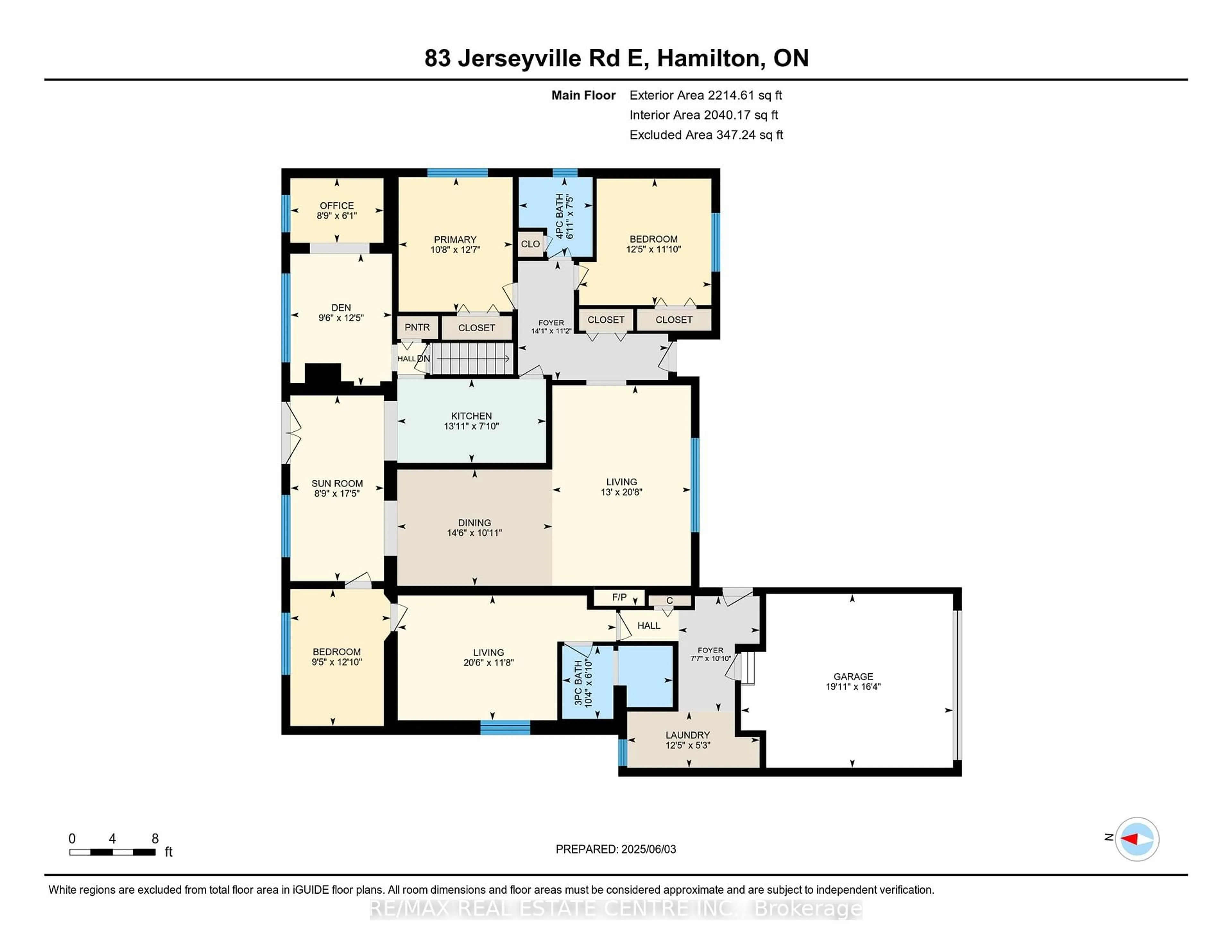 Floor plan for 83 Jerseyville Rd, Hamilton Ontario L9G 1K3
