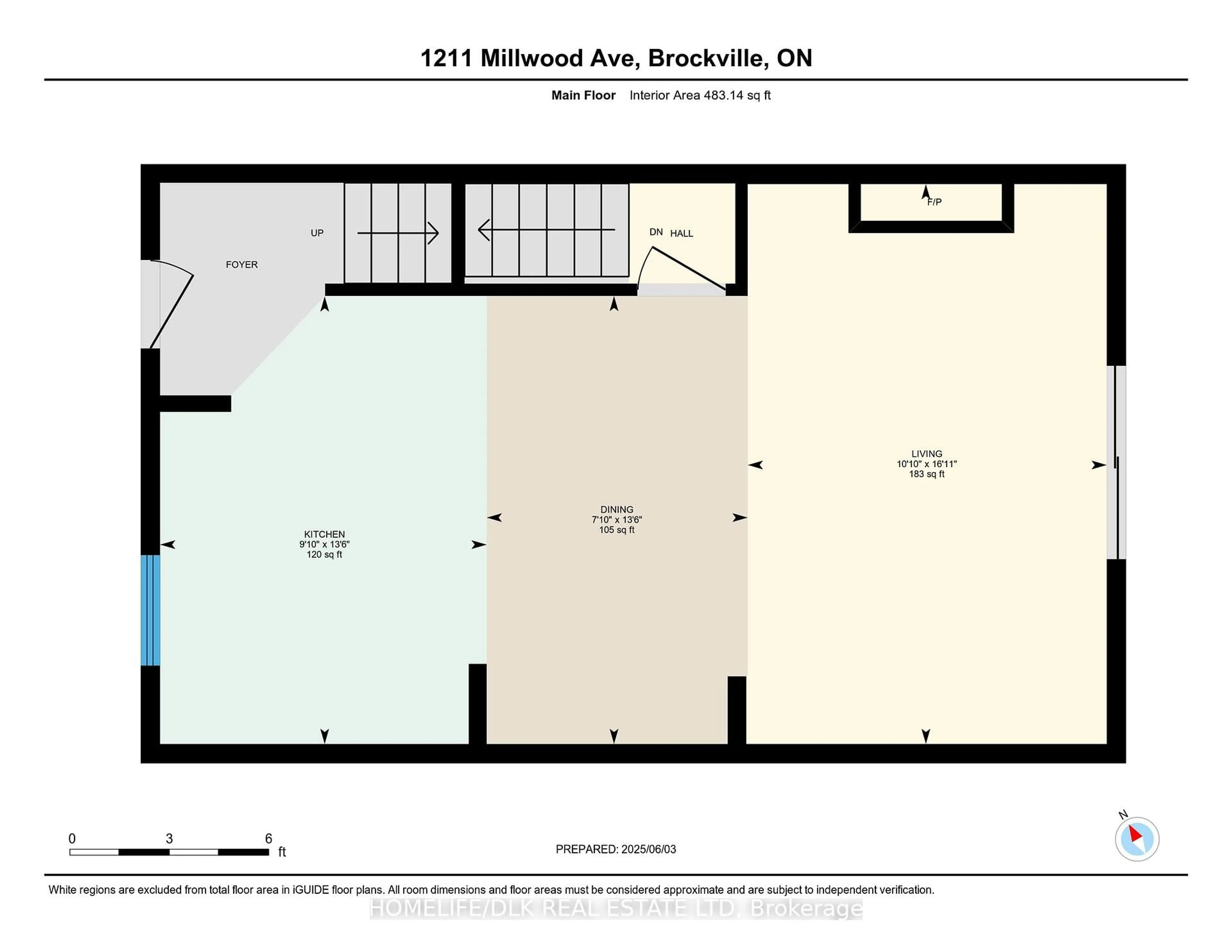 Floor plan for 1211 Millwood Ave #77, Brockville Ontario K6V 6J4