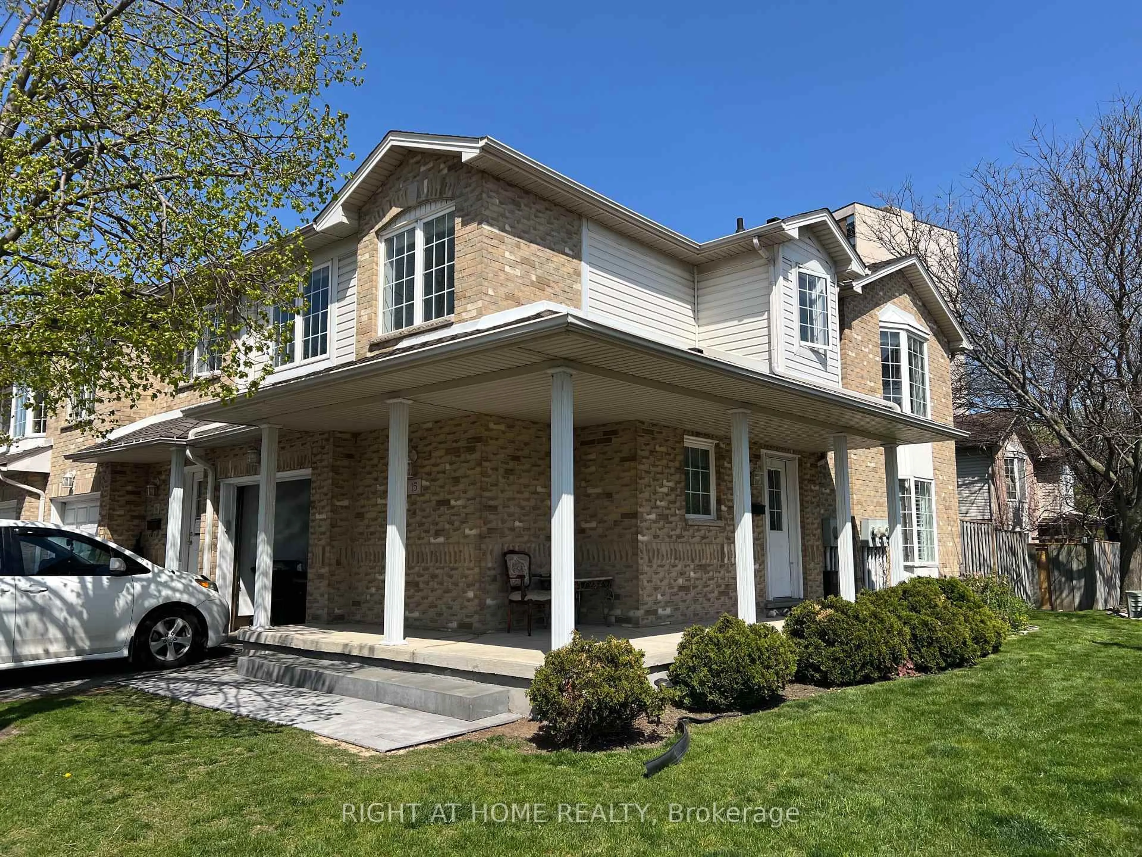 Home with vinyl exterior material, street for 485 Green Rd #15, Hamilton Ontario L8E 6A9