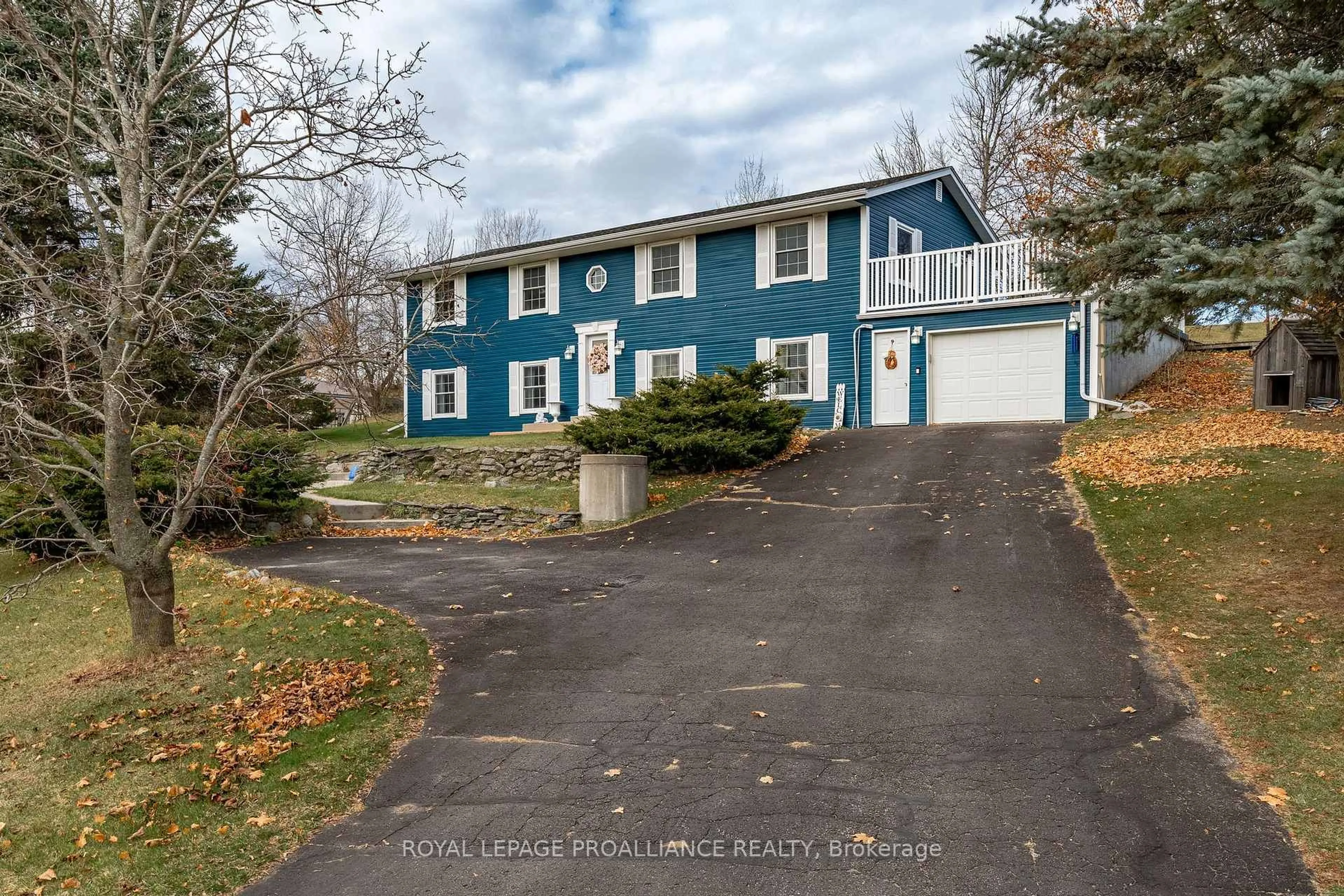Home with vinyl exterior material, street for 1492 County Rd 5 N/A, Hastings Ontario K0K 2C0
