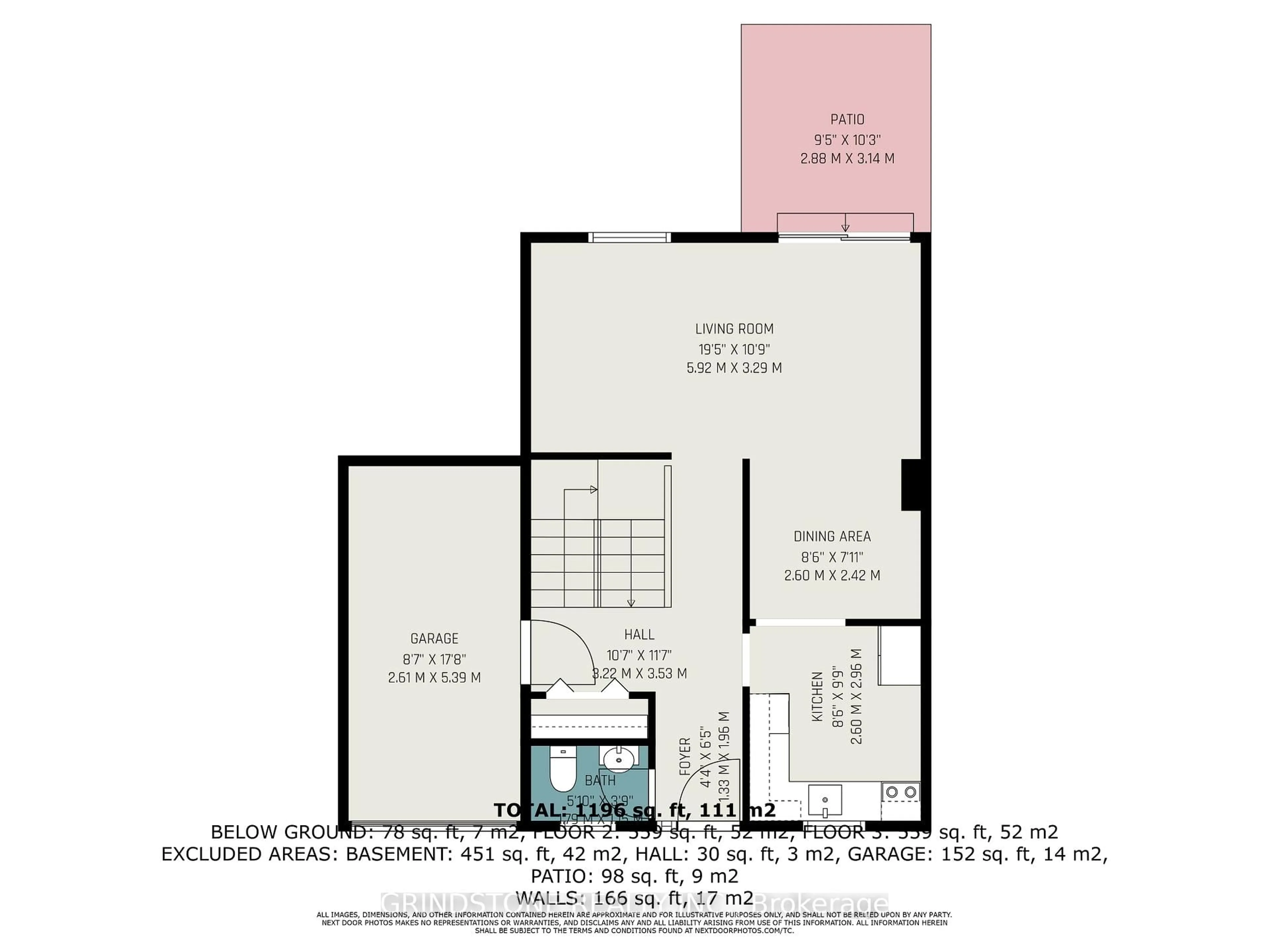 Floor plan for 3920 Old Richmond Rd #D, Ottawa Ontario K2H 5C6