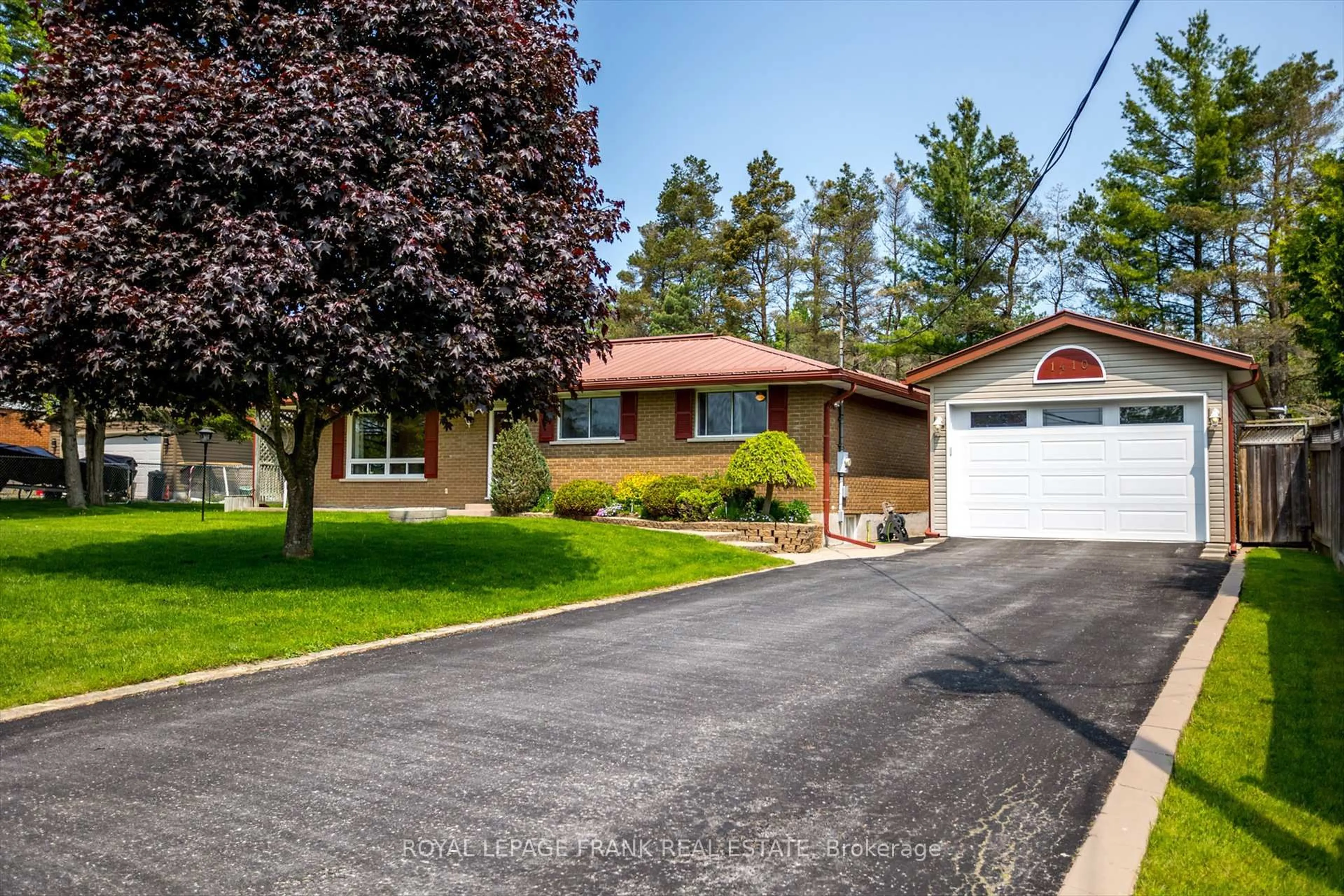 Home with brick exterior material, street for 1410 Morton Line, Cavan Monaghan Ontario L0A 1C0
