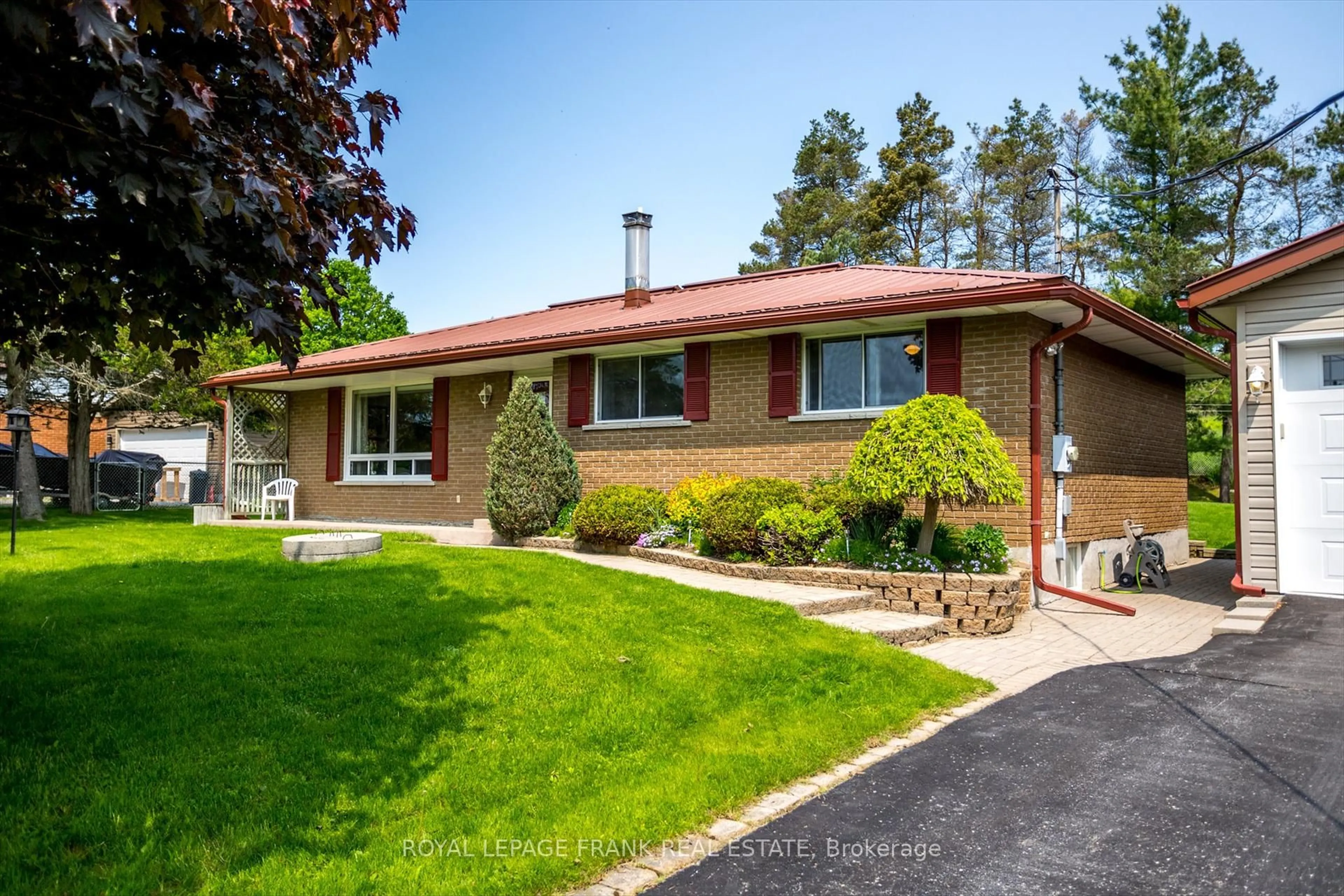 Home with brick exterior material, street for 1410 Morton Line, Cavan Monaghan Ontario L0A 1C0