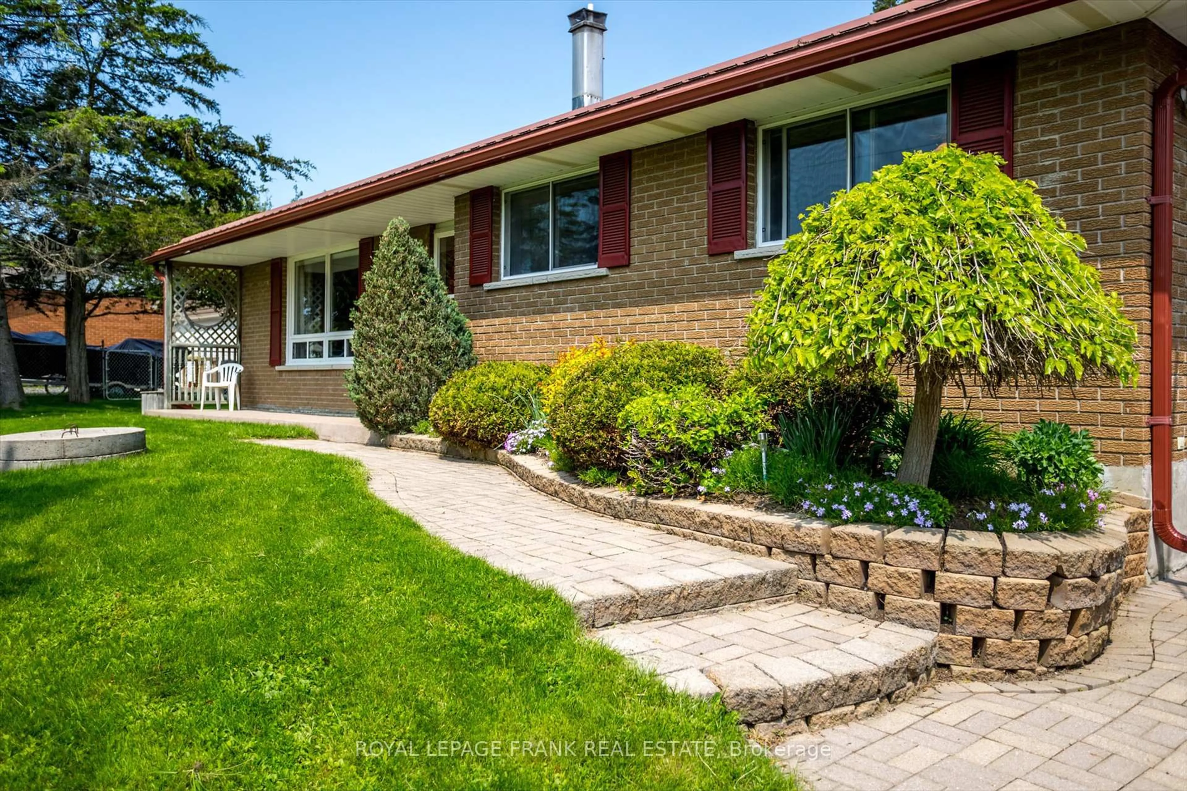 Home with brick exterior material, street for 1410 Morton Line, Cavan Monaghan Ontario L0A 1C0
