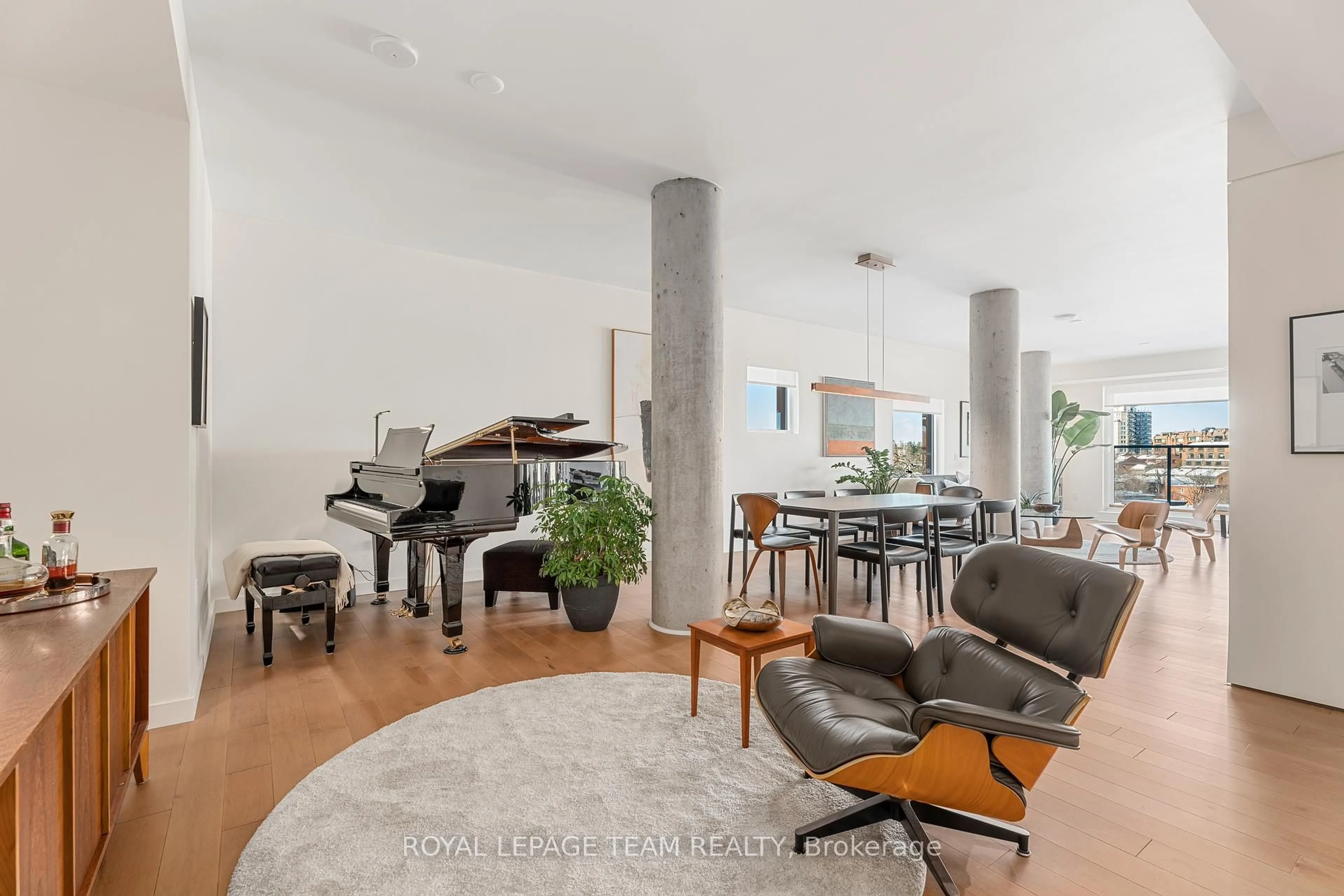 Living room with furniture, unknown for 135 Barrette St #504, Ottawa Ontario K1L 7Z9