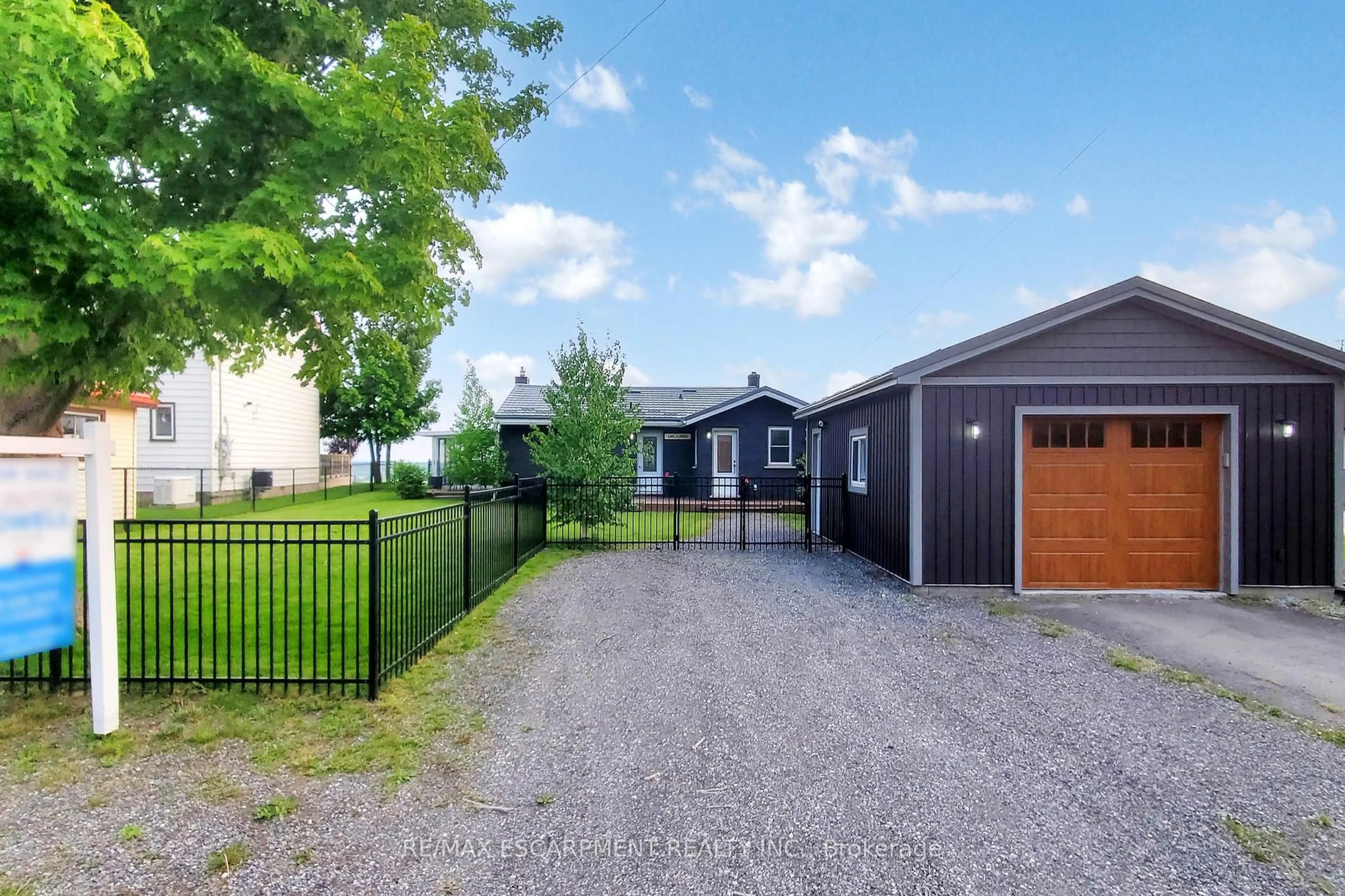 A pic from outside/outdoor area/front of a property/back of a property/a pic from drone, street for 11495 Cook Lane, Wainfleet Ontario L0S 1V0
