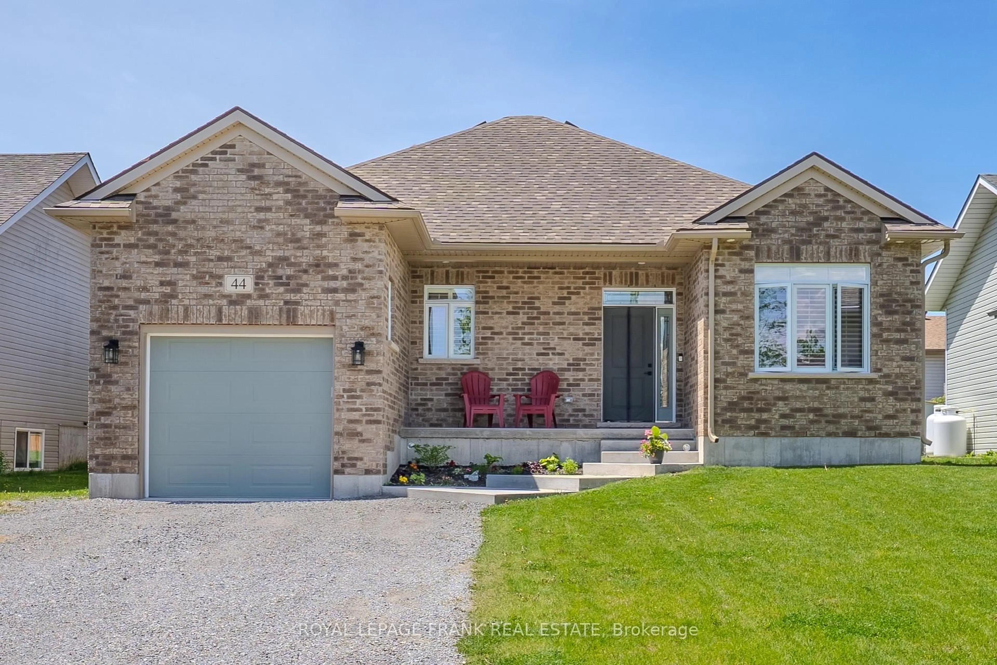 Home with brick exterior material, street for 44 Birch Cres, Kawartha Lakes Ontario K0M 1A0