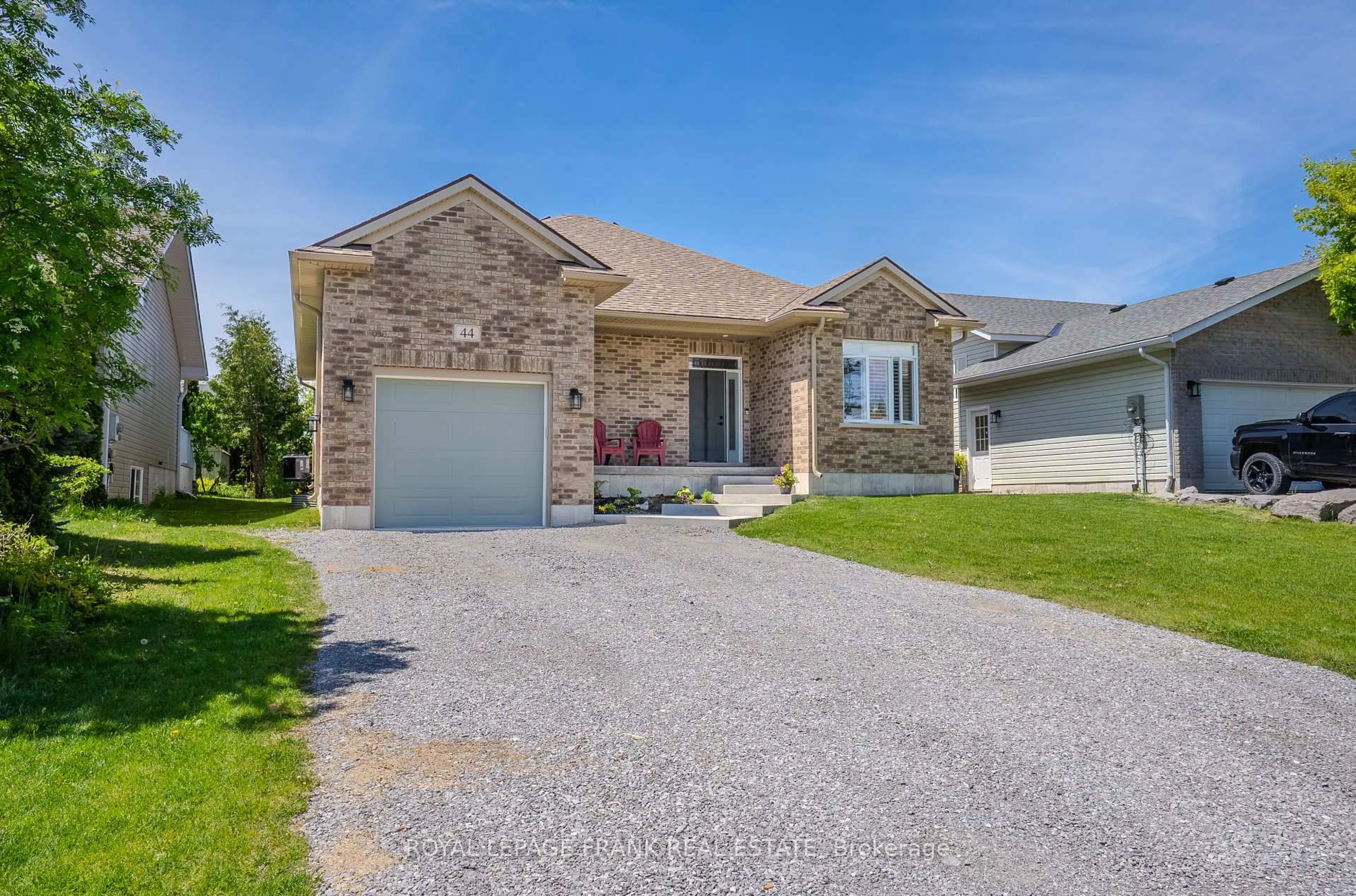Home with brick exterior material, street for 44 Birch Cres, Kawartha Lakes Ontario K0M 1A0