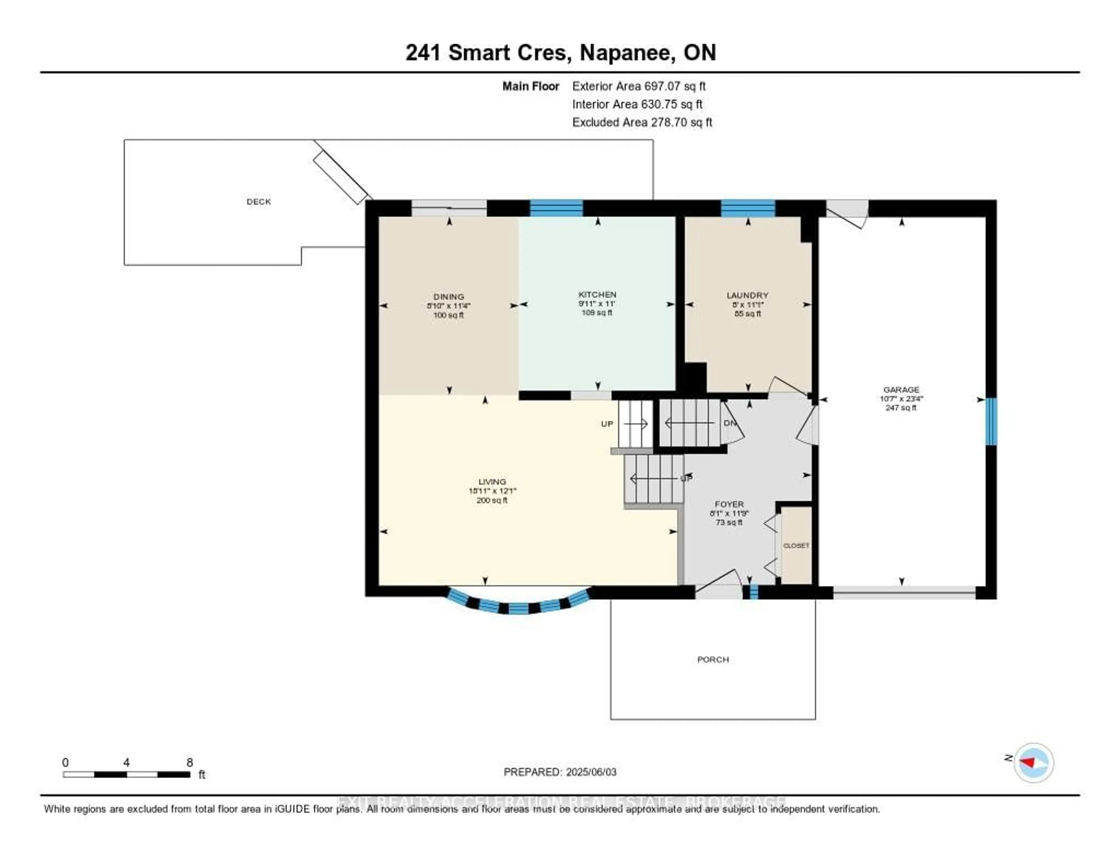 Floor plan for 241 Smart Cres, Greater Napanee Ontario K7R 1G3