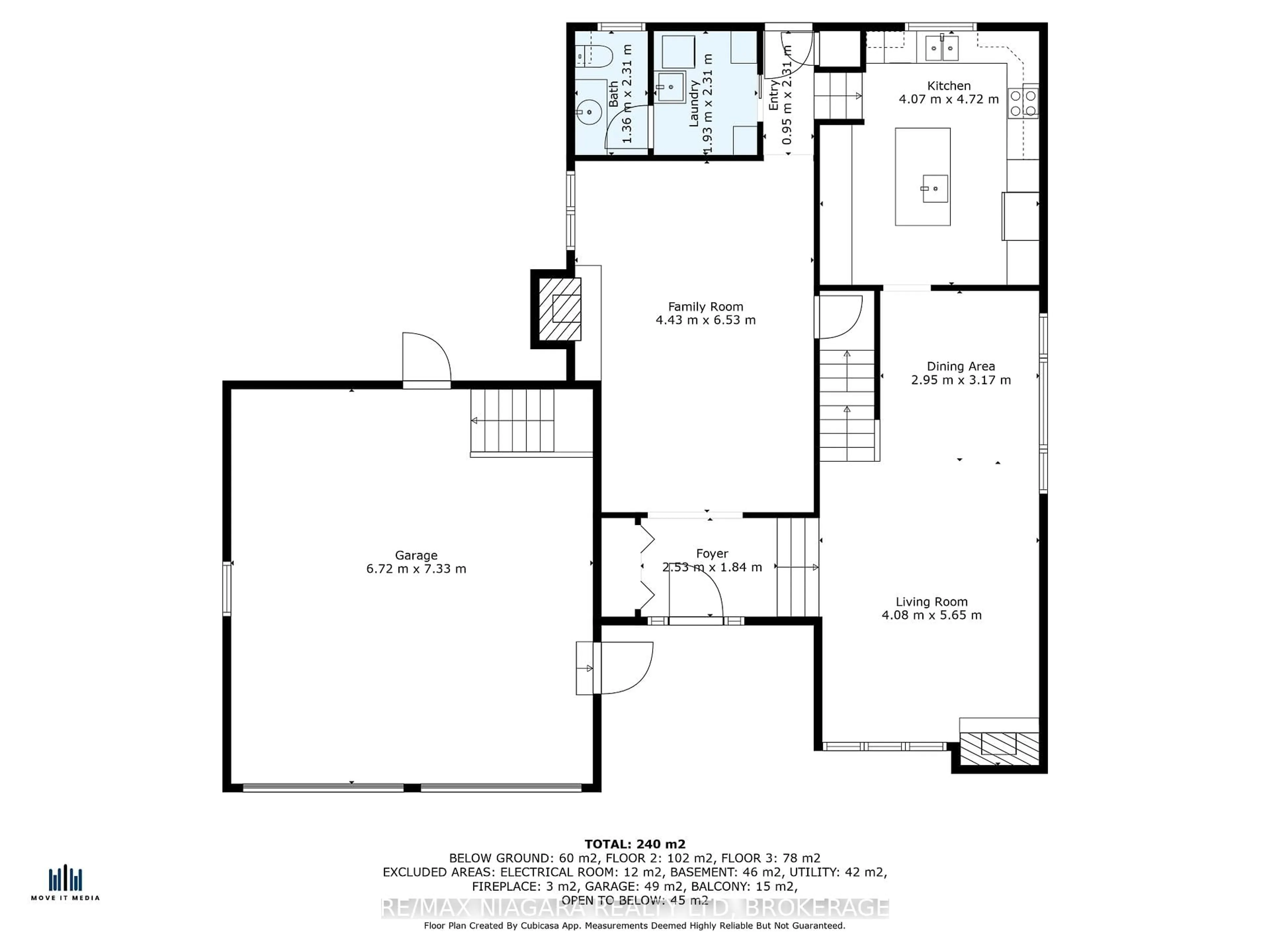 Floor plan for 144 Tennessee Ave, Port Colborne Ontario L3K 2R9