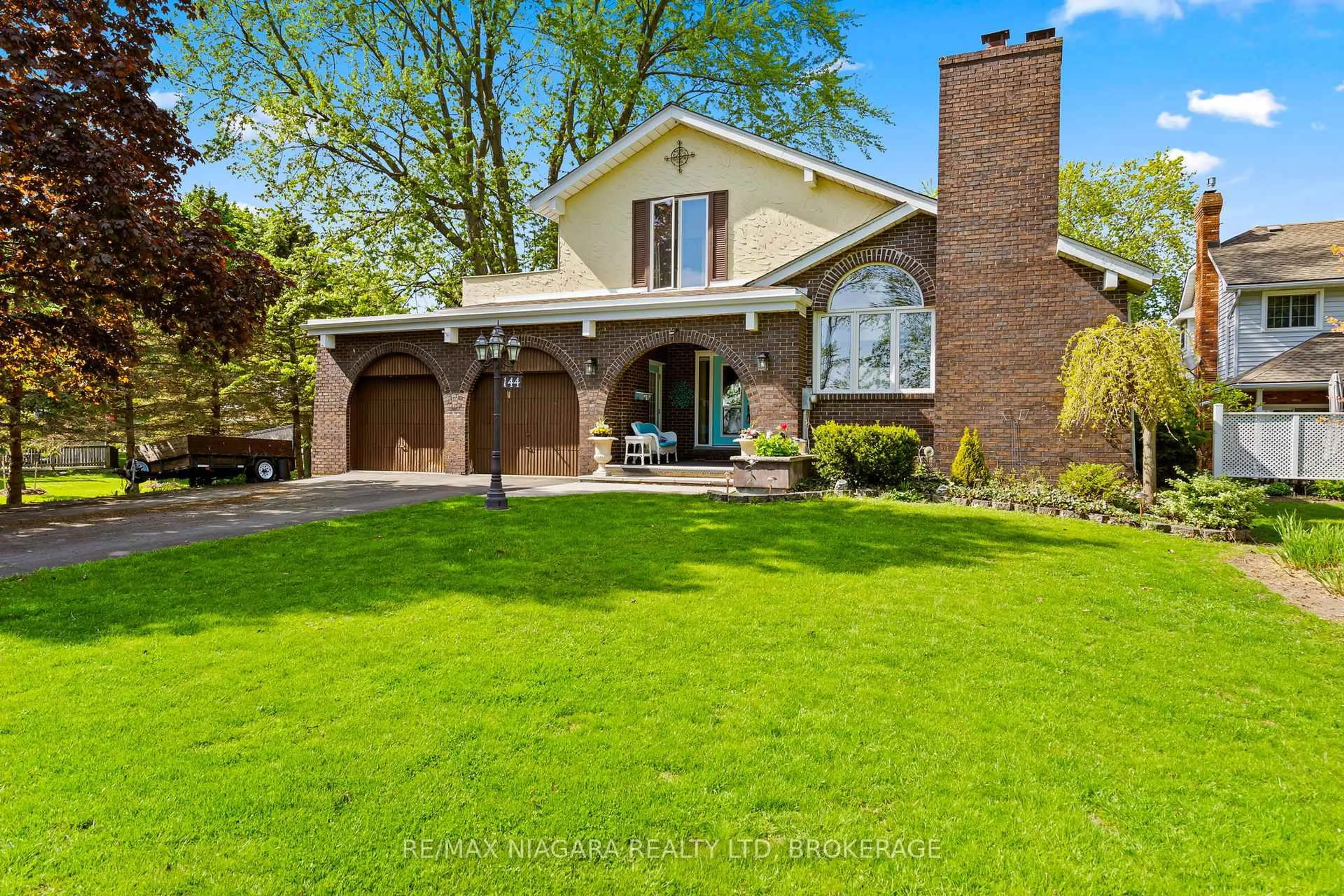 Home with brick exterior material, street for 144 Tennessee Ave, Port Colborne Ontario L3K 2R9