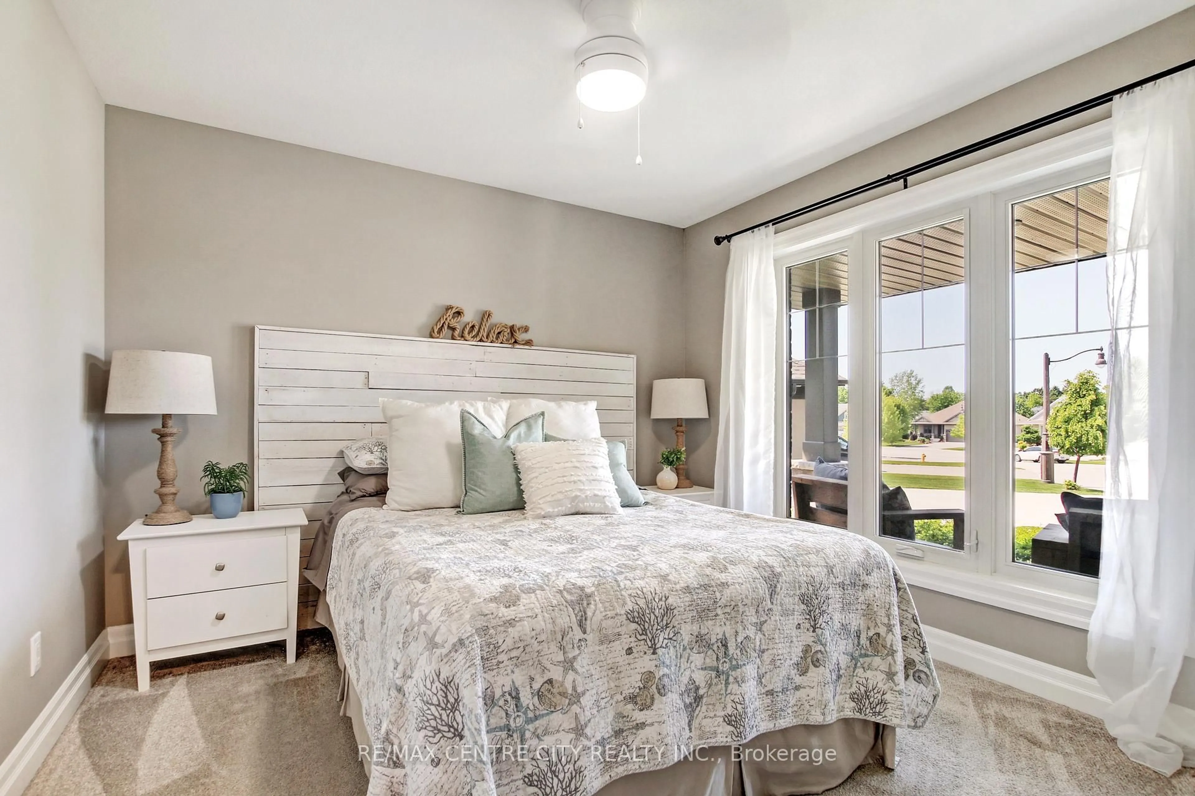 Bedroom with bed, unknown for 12 LINCOLN'S COVE, Central Elgin Ontario N5L 0A8