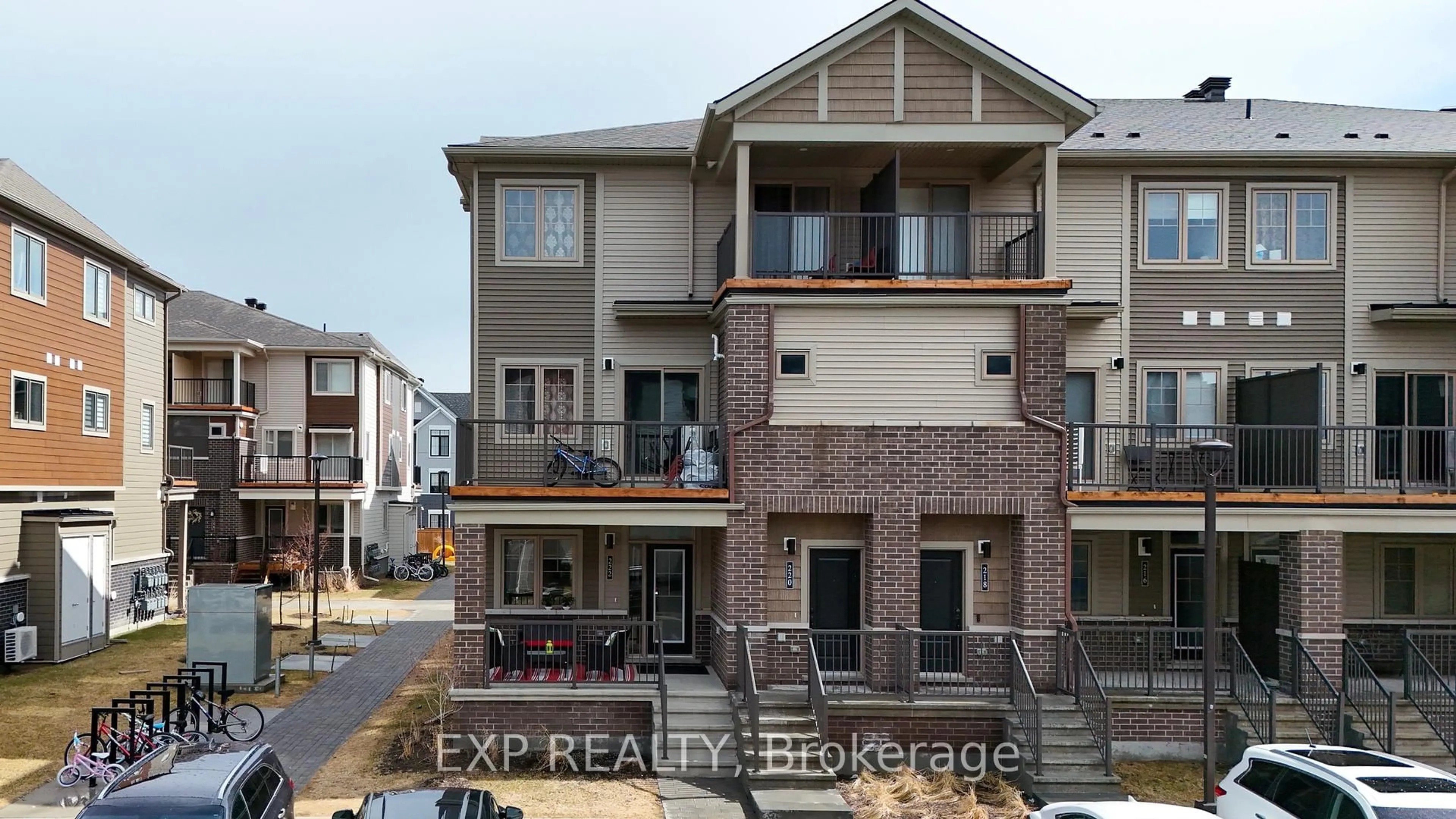 Home with brick exterior material, street for 222 Anyolite Private, Ottawa Ontario K2J 7J3