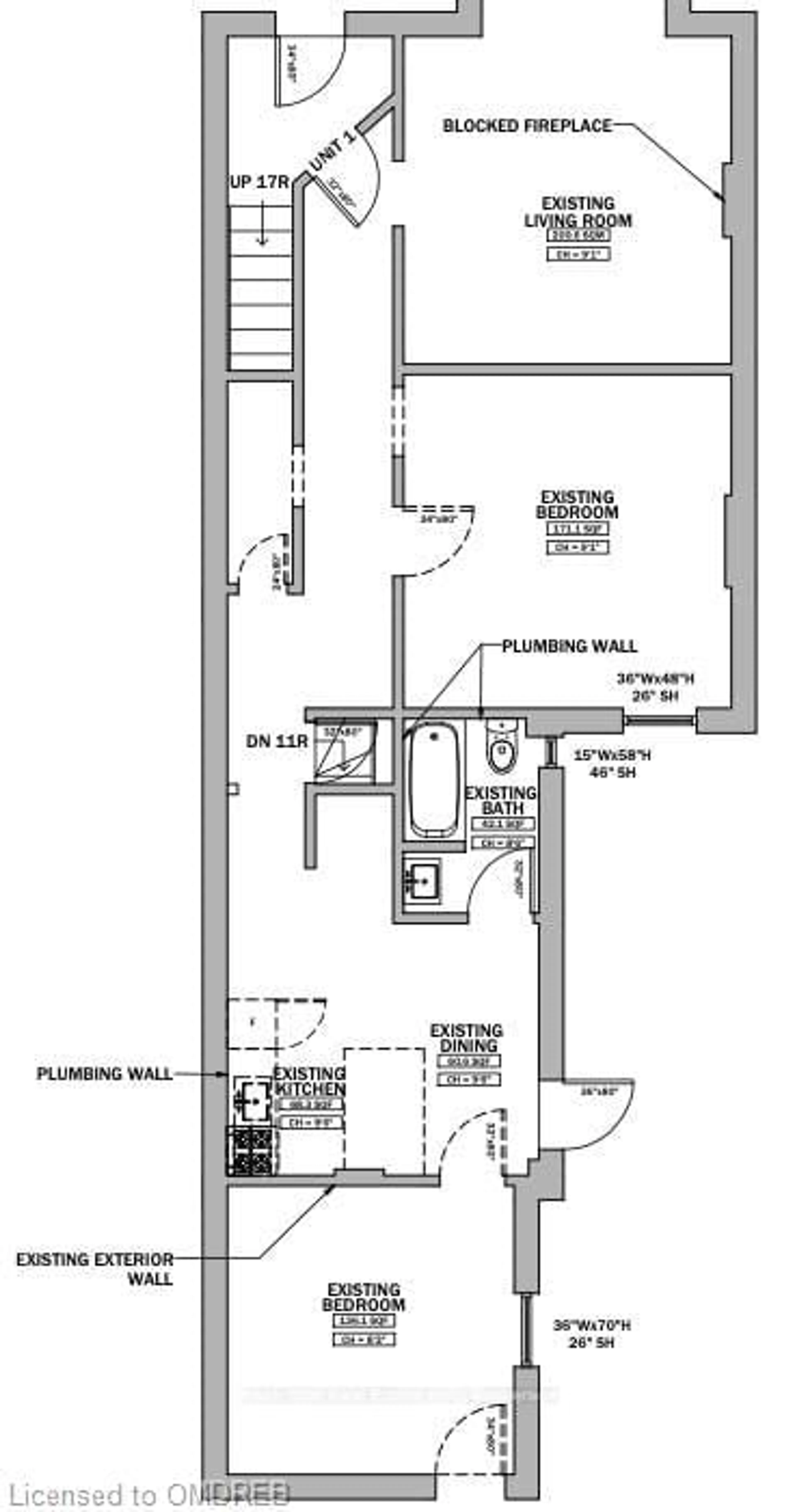 Floor plan for 115 Cannon St, Hamilton Ontario L8L 2A2