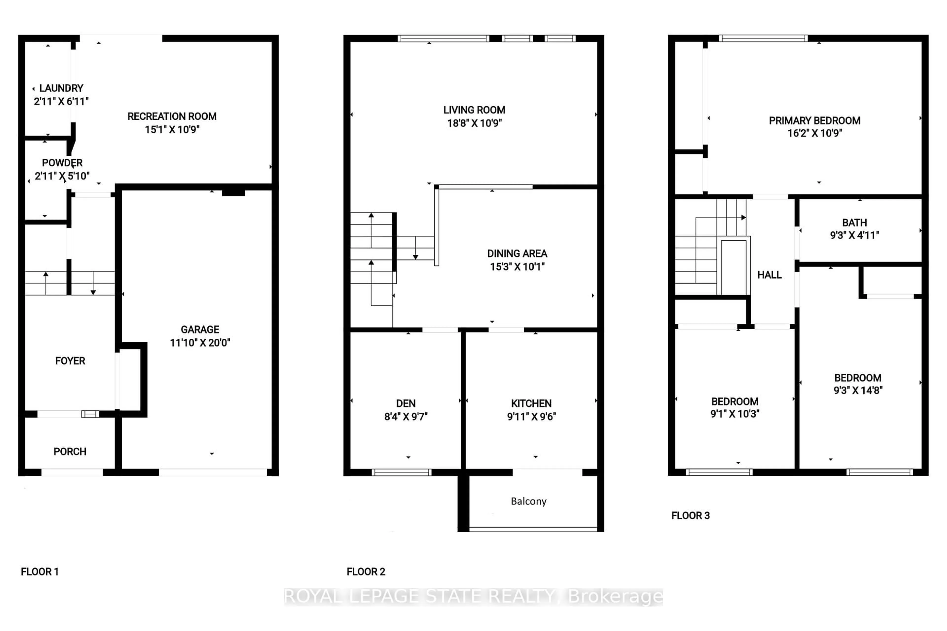 Floor plan for 1967 Main St #47, Hamilton Ontario L8S 4P4