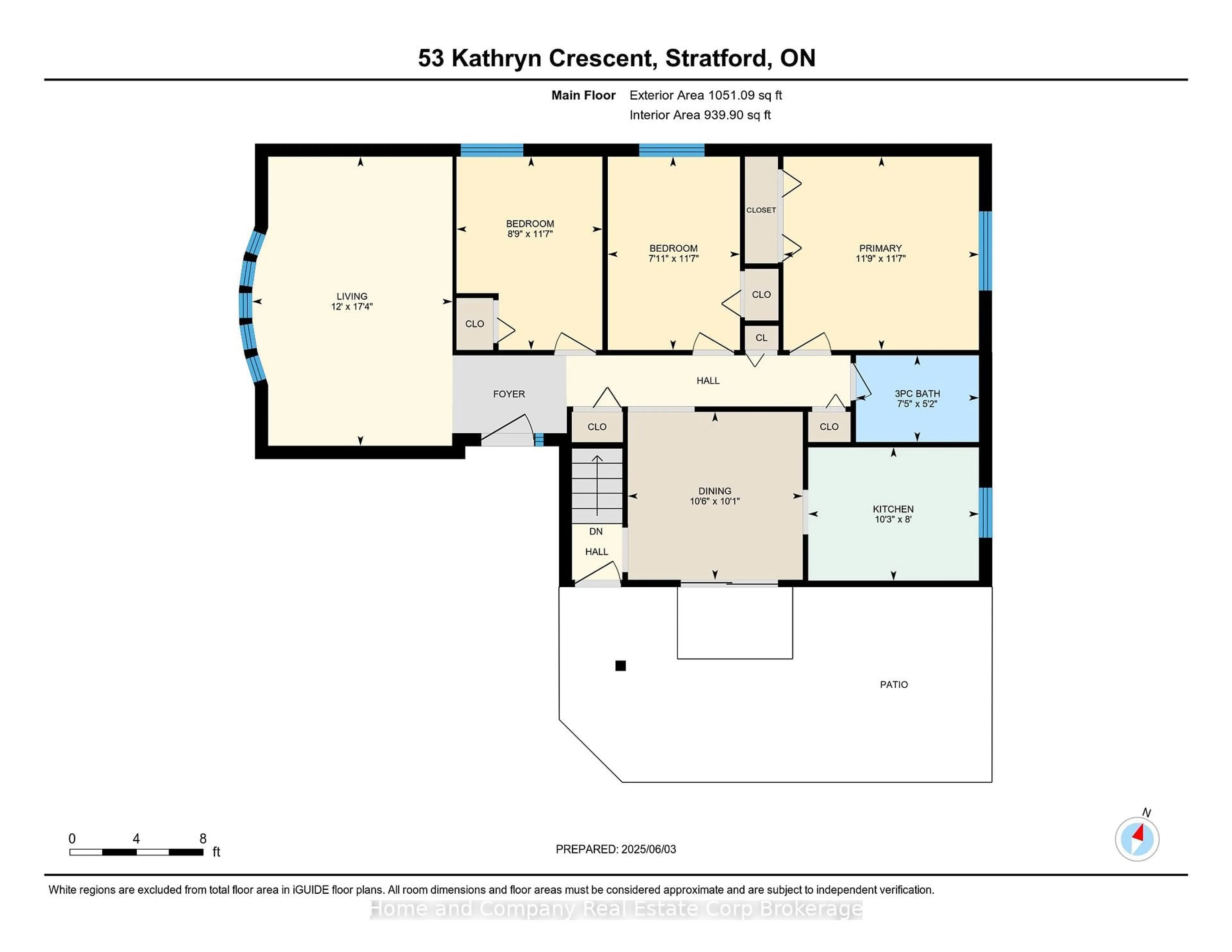 Floor plan for 53 Kathryn Cres, Stratford Ontario N5A 6W9