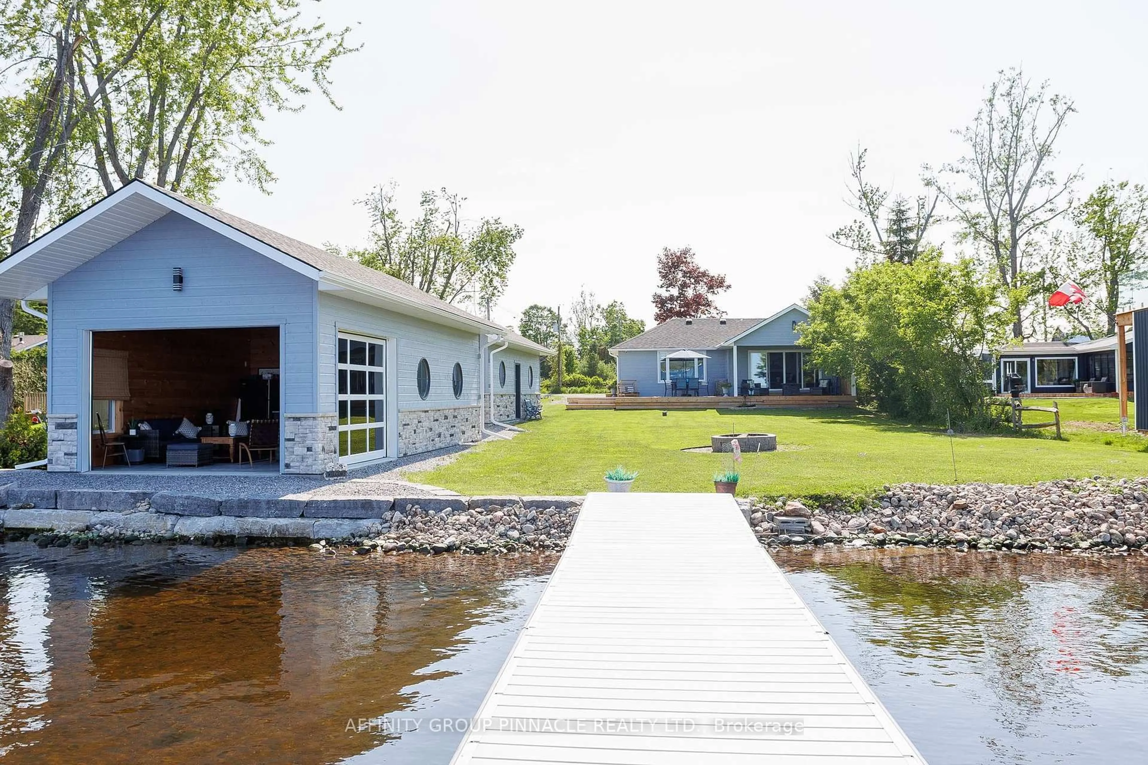 Patio, water/lake/river/ocean view for 12 Gillis St, Kawartha Lakes Ontario K0M 1N0