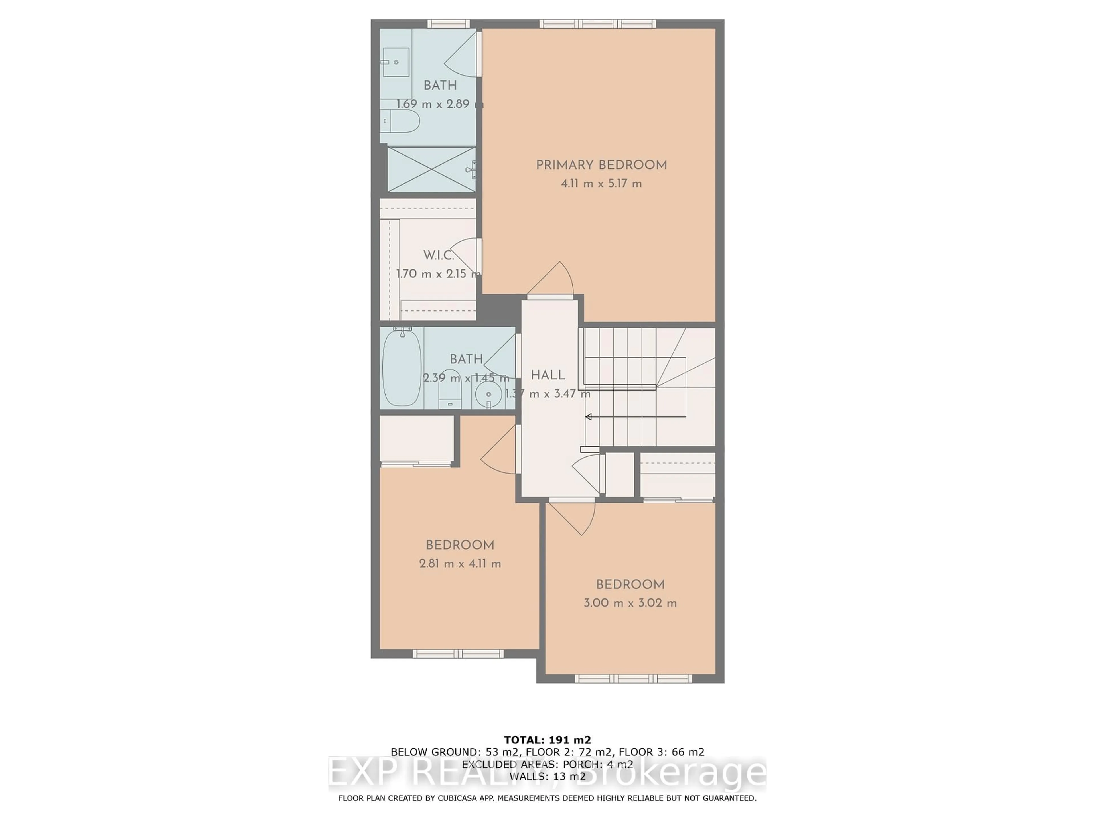 Floor plan for 2063 Caltra Cres, Ottawa Ontario K2J 6V4