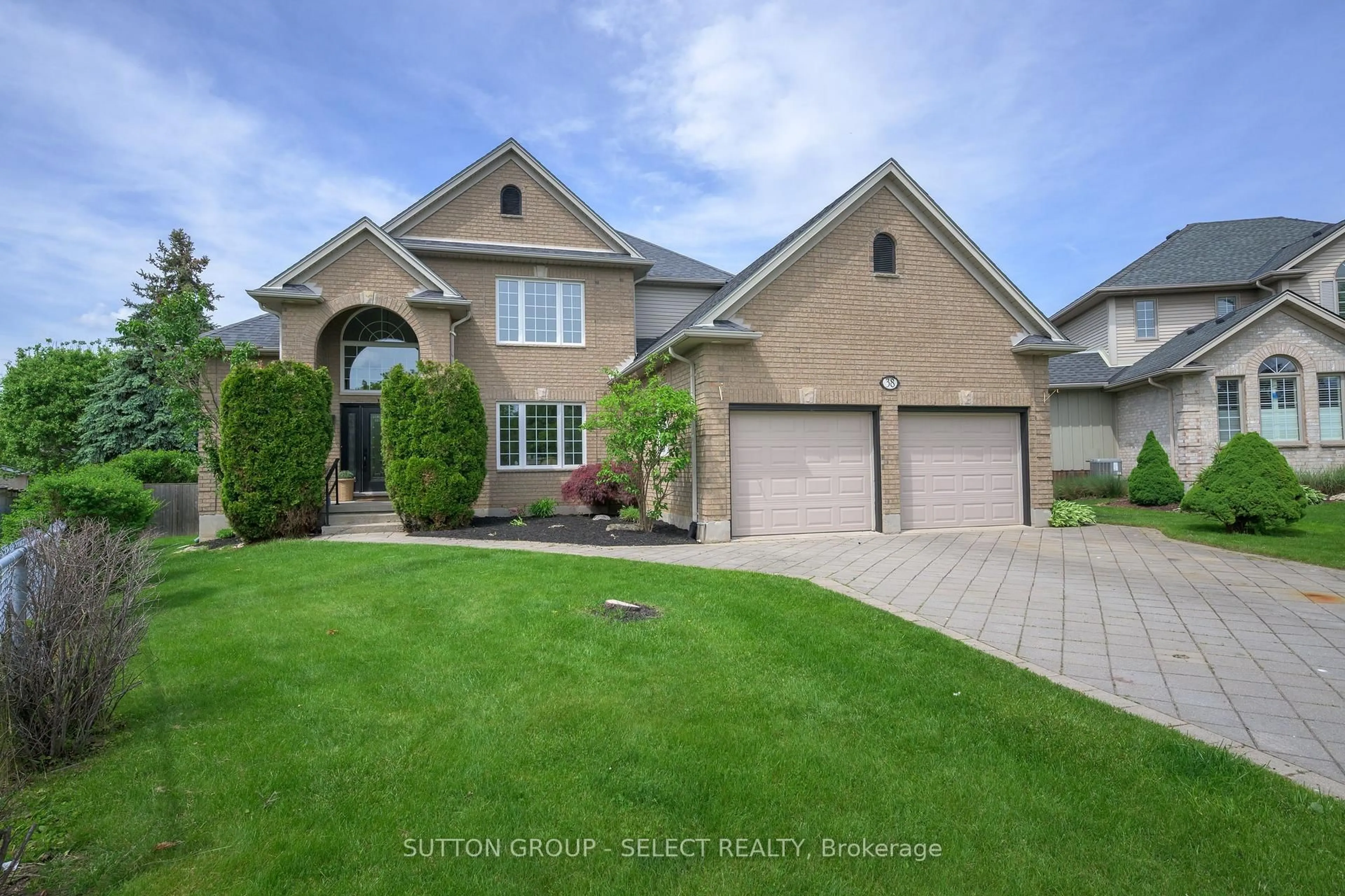 Home with brick exterior material, street for 38 Moraine Walk, London North Ontario N6G 4Y8