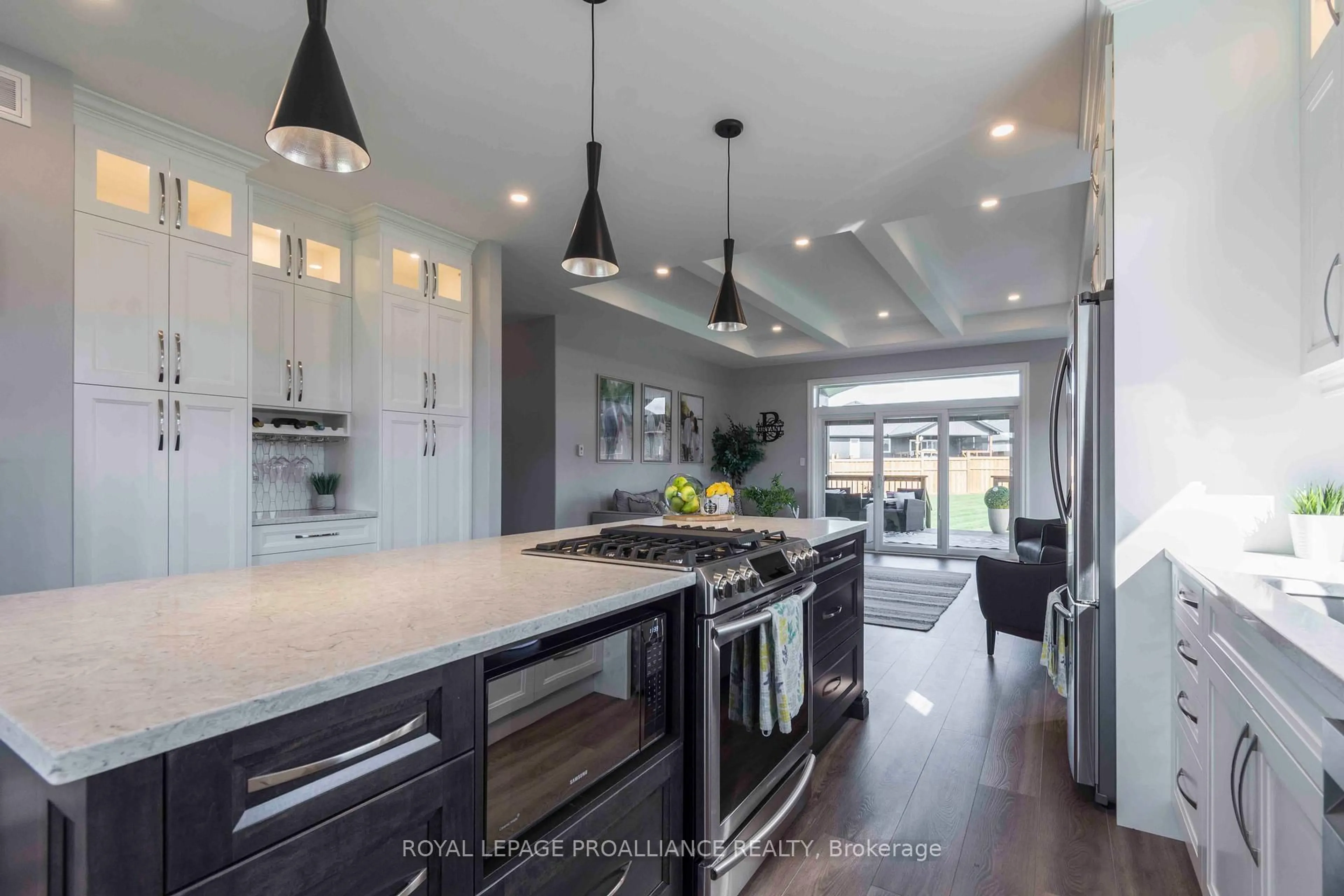 Open concept kitchen, ceramic/tile floor for 38 Mackenzie John Cres, Brighton Ontario K0K 1H0