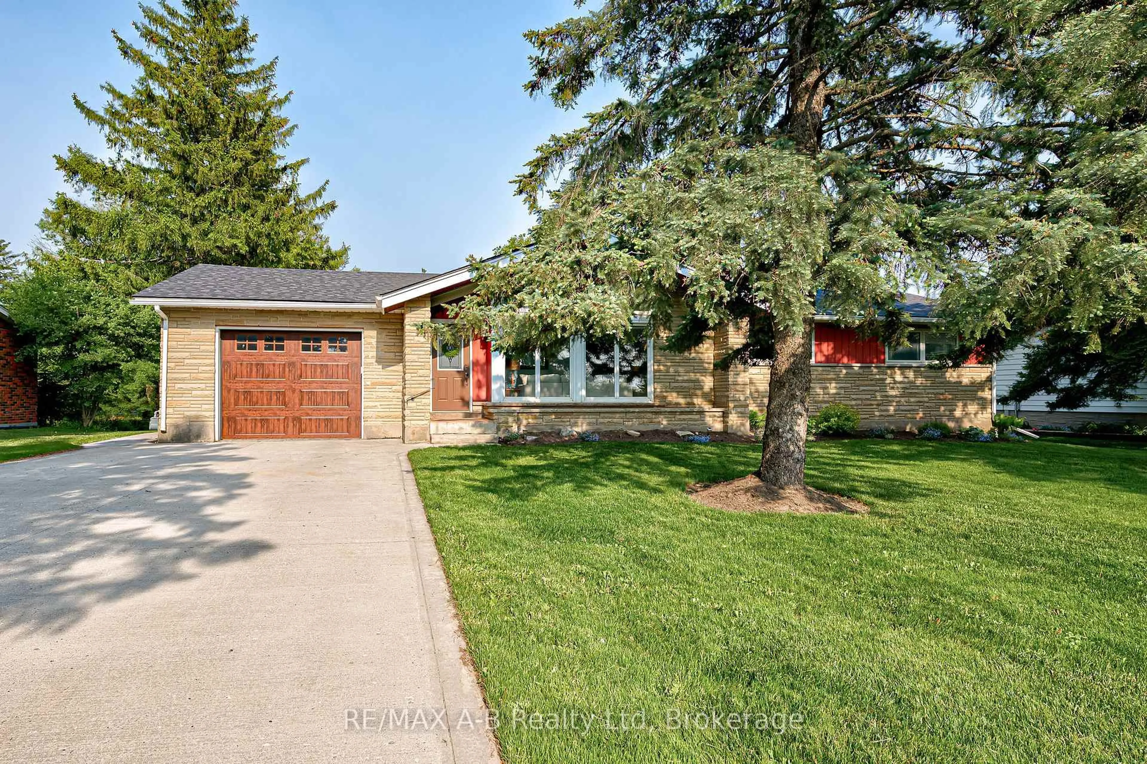 Home with brick exterior material, street for 3981 111 Rd, Perth East Ontario N5A 6S5