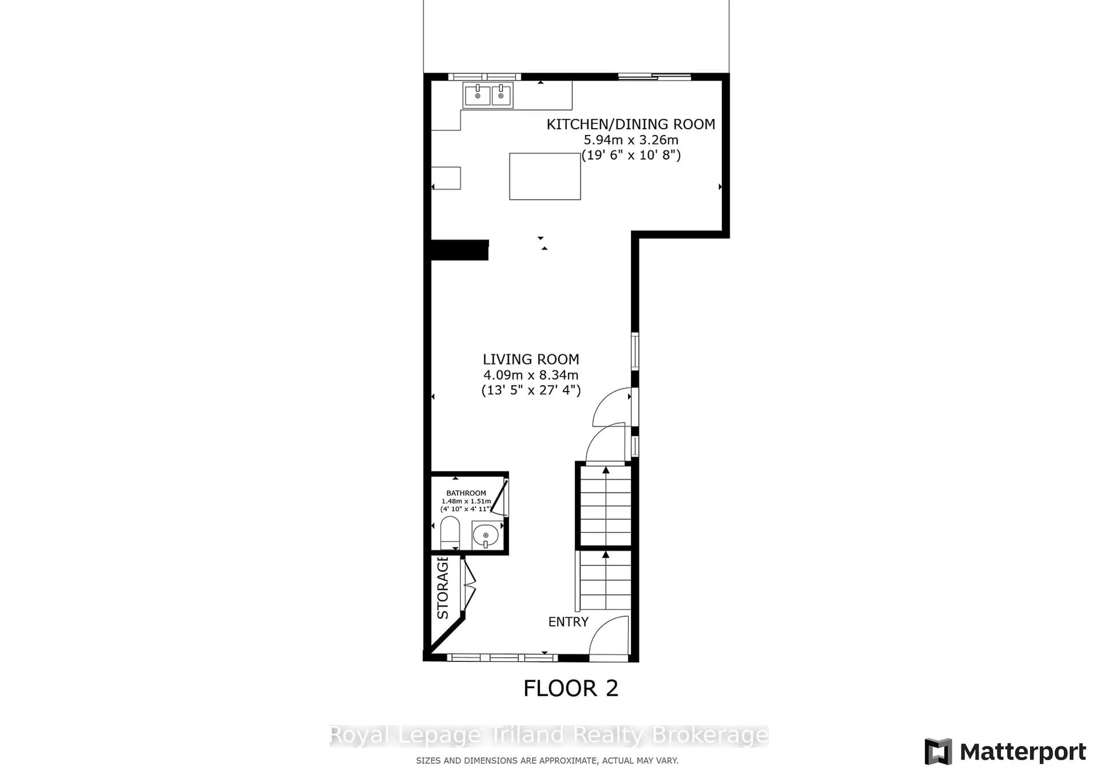 Floor plan for 1018 Warwick St, Woodstock Ontario N4S 4S2
