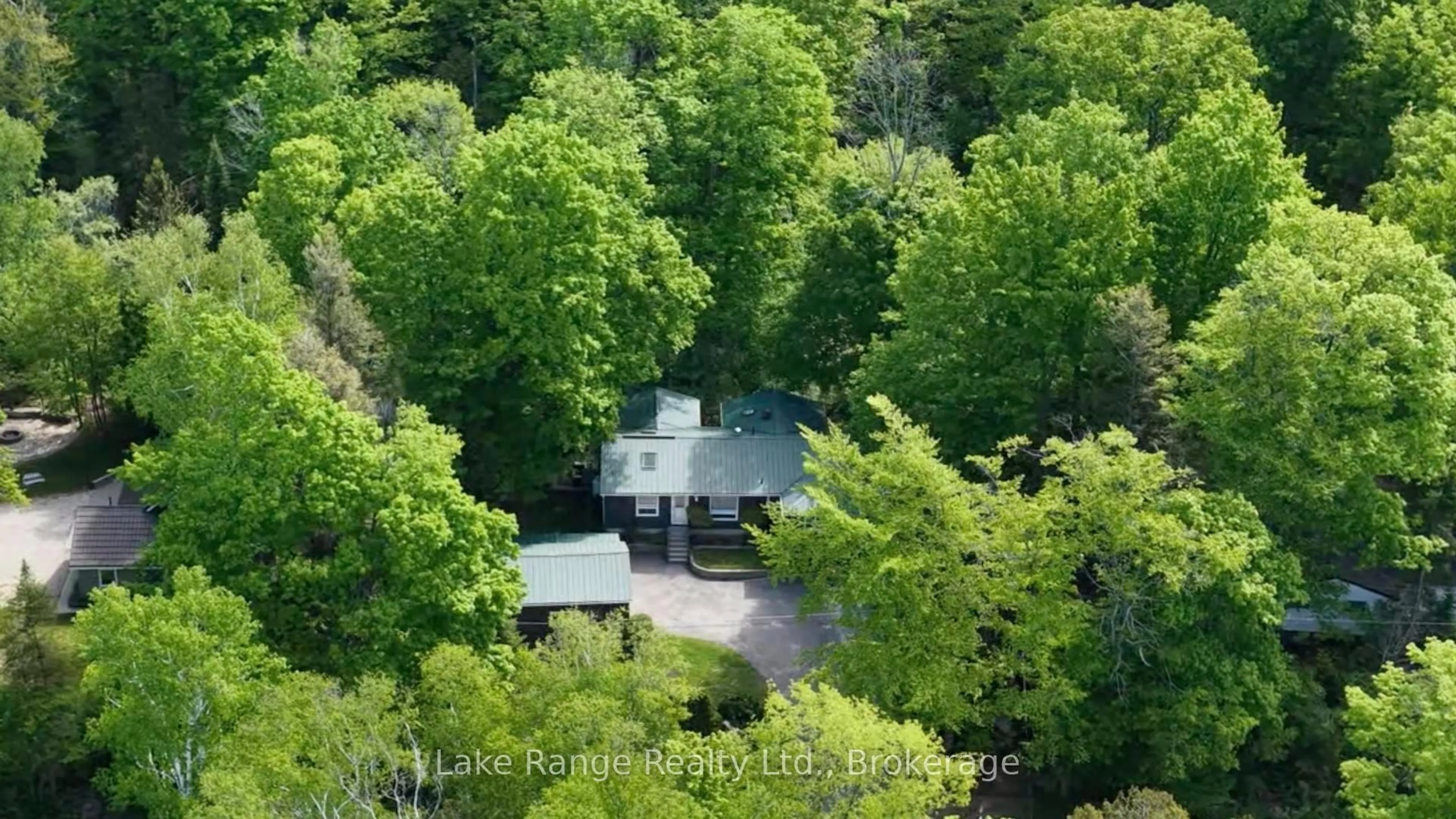 A pic from outside/outdoor area/front of a property/back of a property/a pic from drone, forest/trees view for 120 Lake Range Dr, Huron-Kinloss Ontario N2Z 2X3