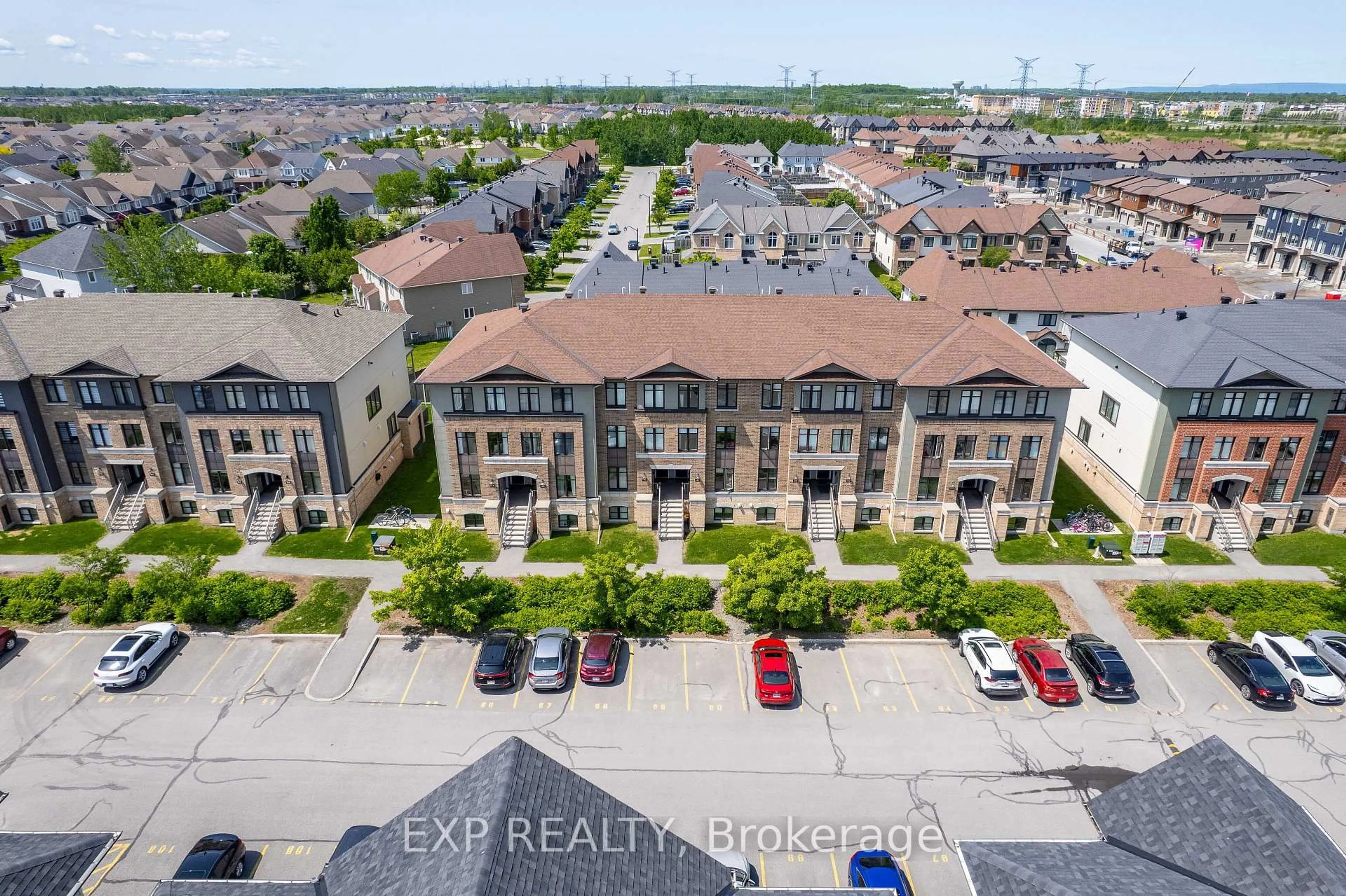 A pic from outside/outdoor area/front of a property/back of a property/a pic from drone, street for 142 Bluestone Private #142, Ottawa Ontario K4A 0X7