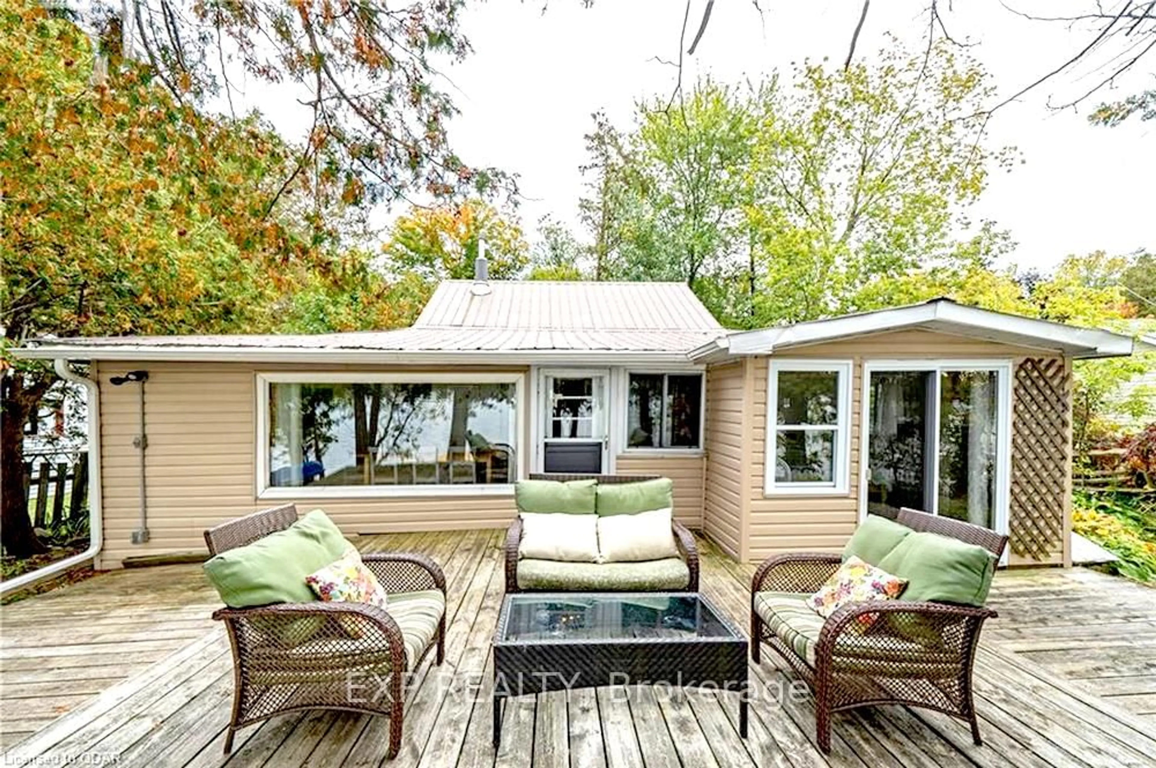 Patio, water/lake/river/ocean view for 108 Oak Lake Rd, Stirling Ontario K0K 3E0