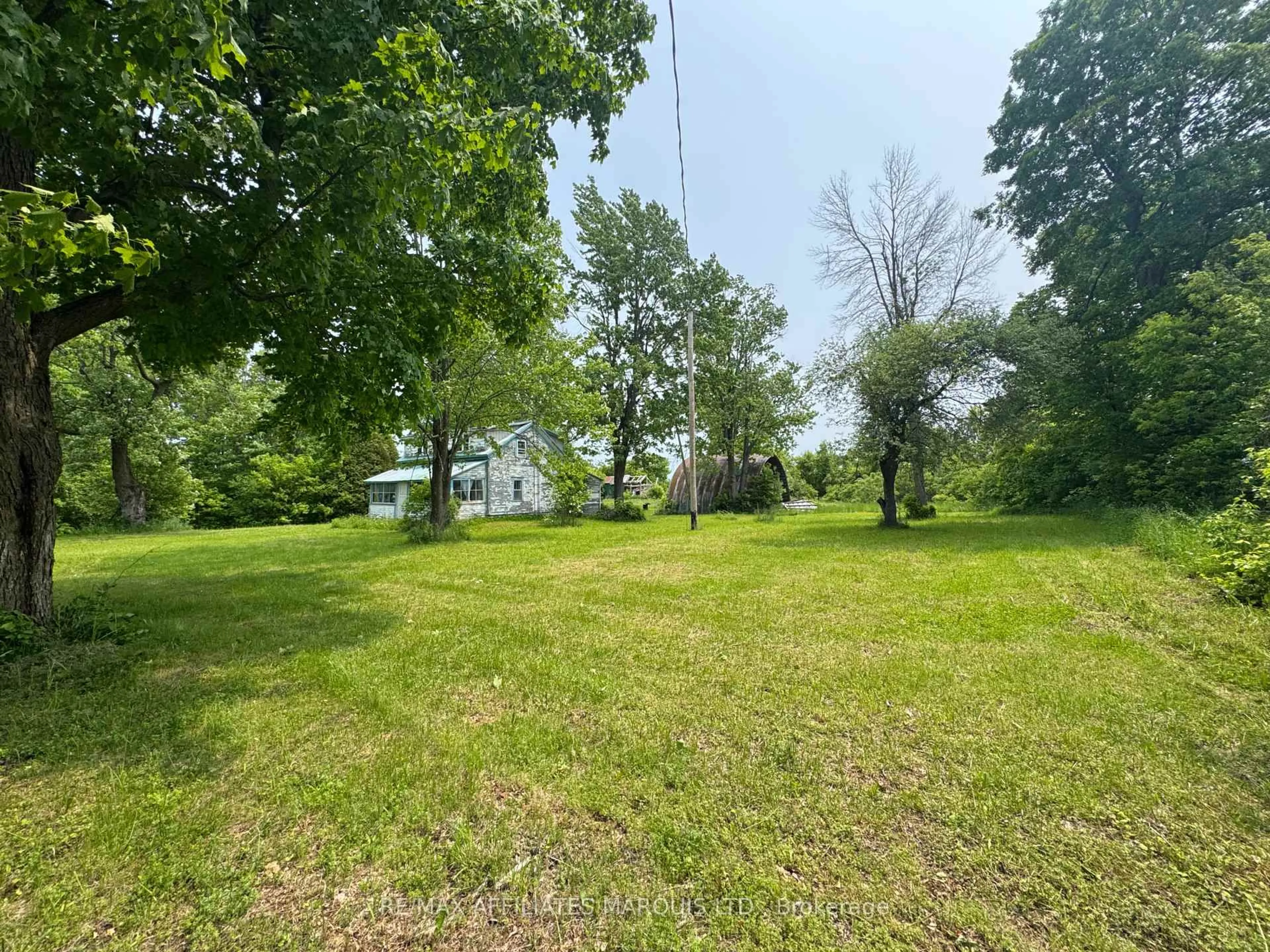 A pic from outside/outdoor area/front of a property/back of a property/a pic from drone, forest/trees view for 19446 Gore Rd, South Glengarry Ontario K0C 2E0