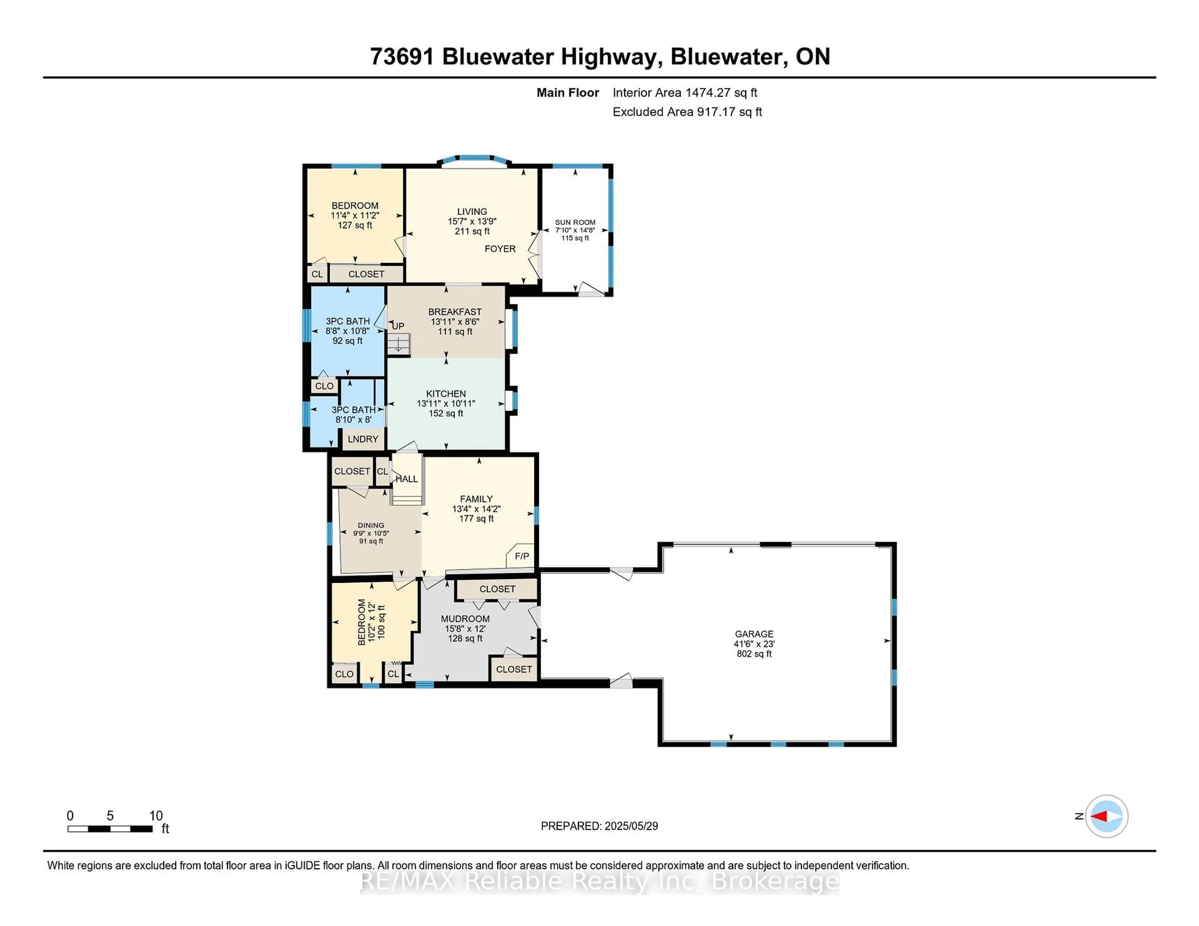 Floor plan for 73691 Bluewater Highway, Bluewater Ontario N0M 2T0