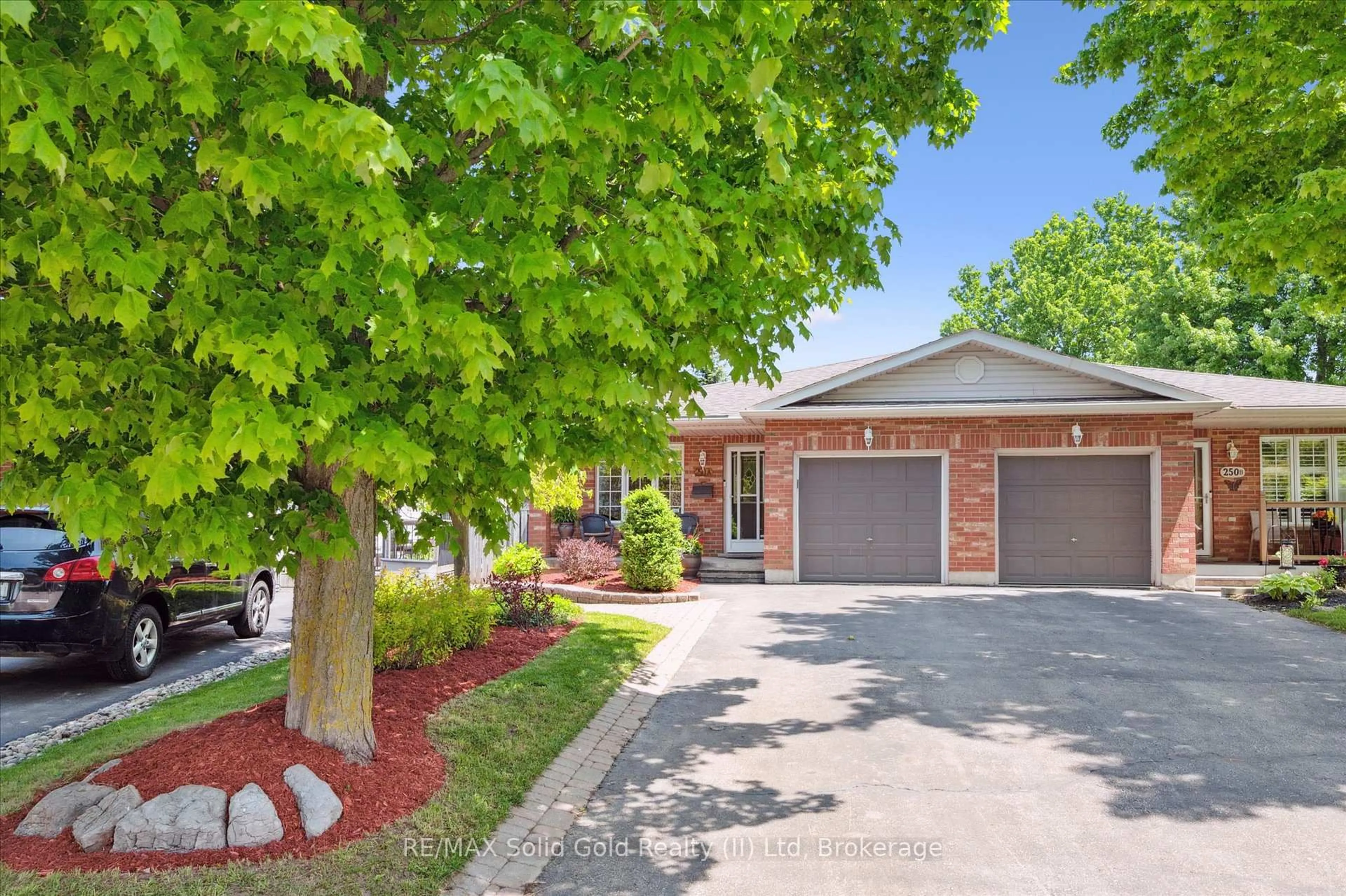 Home with brick exterior material, street for 250A Inverhuron Cres Cres, Waterloo Ontario N2V 2H5