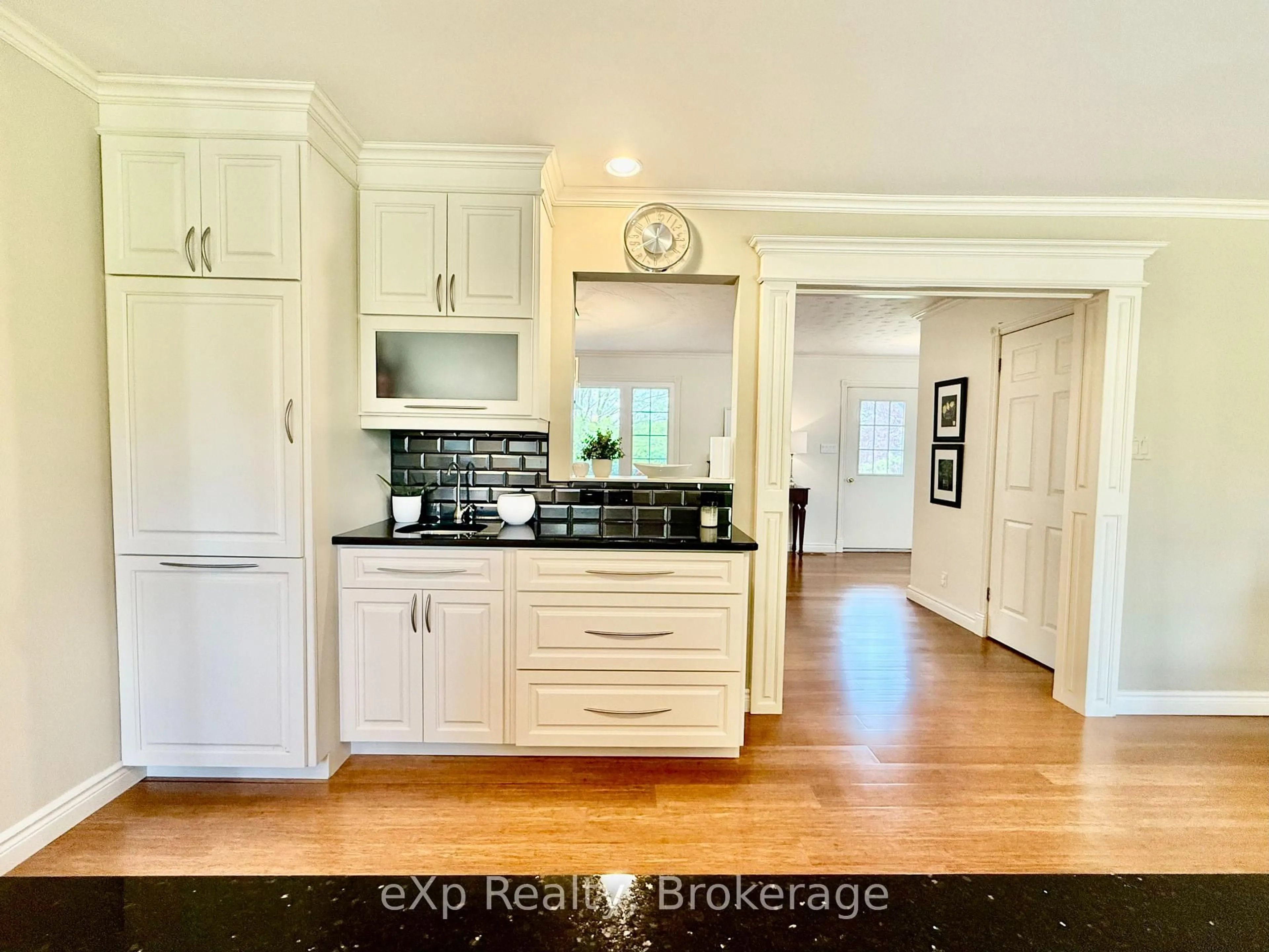 Open concept kitchen, ceramic/tile floor for 93 Sideroad 40, South Bruce Ontario N0G 2J0