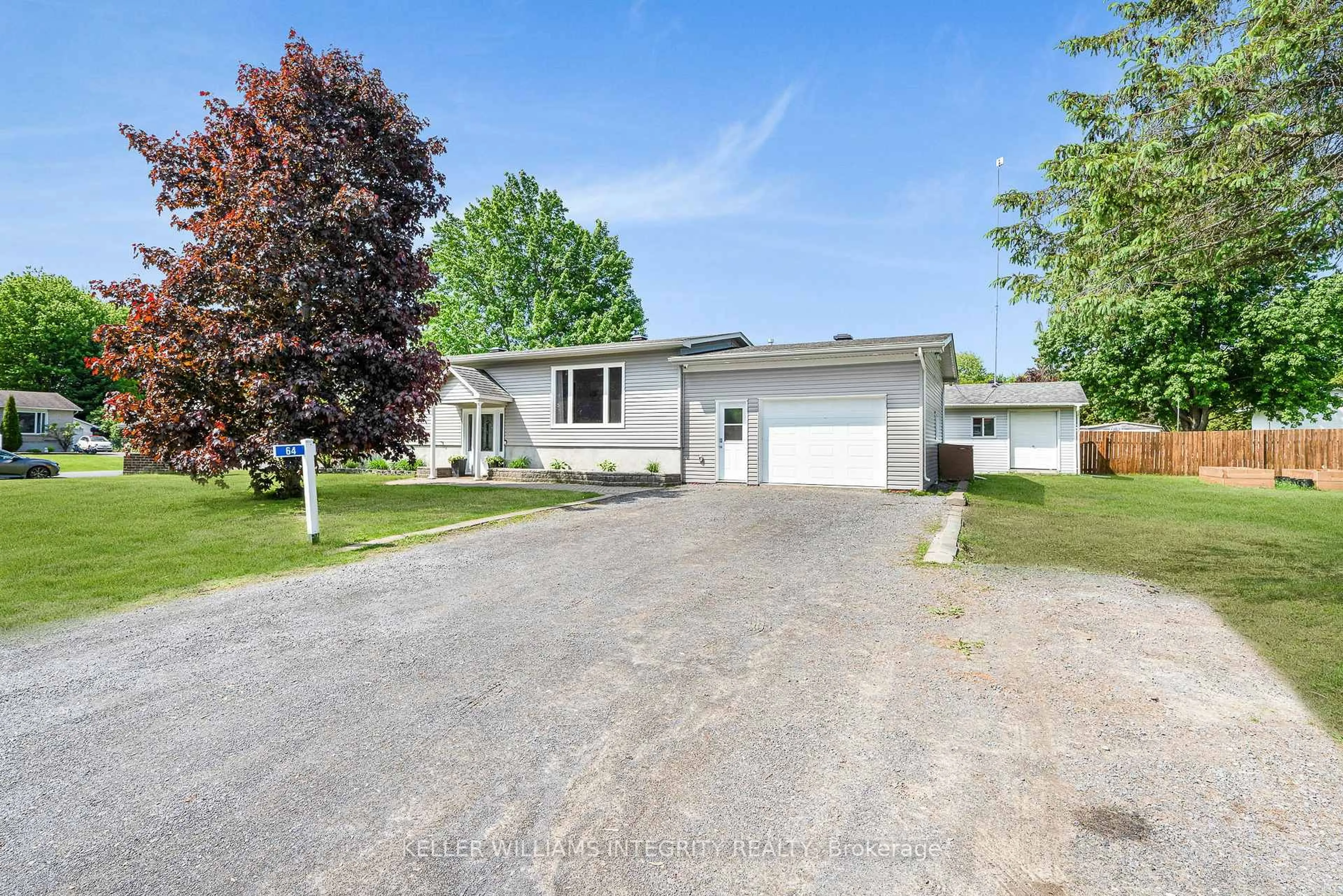 A pic from outside/outdoor area/front of a property/back of a property/a pic from drone, street for 64 Beaver Lane, The Nation Ontario K0A 2M0