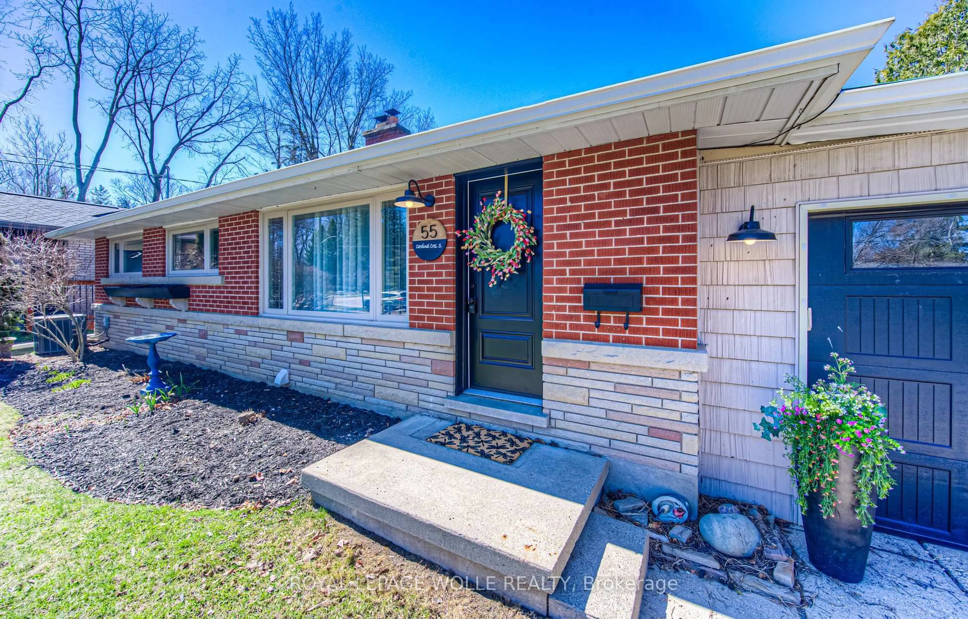 Home with brick exterior material, street for 55 Cardinal Cres, Waterloo Ontario N2J 2E6