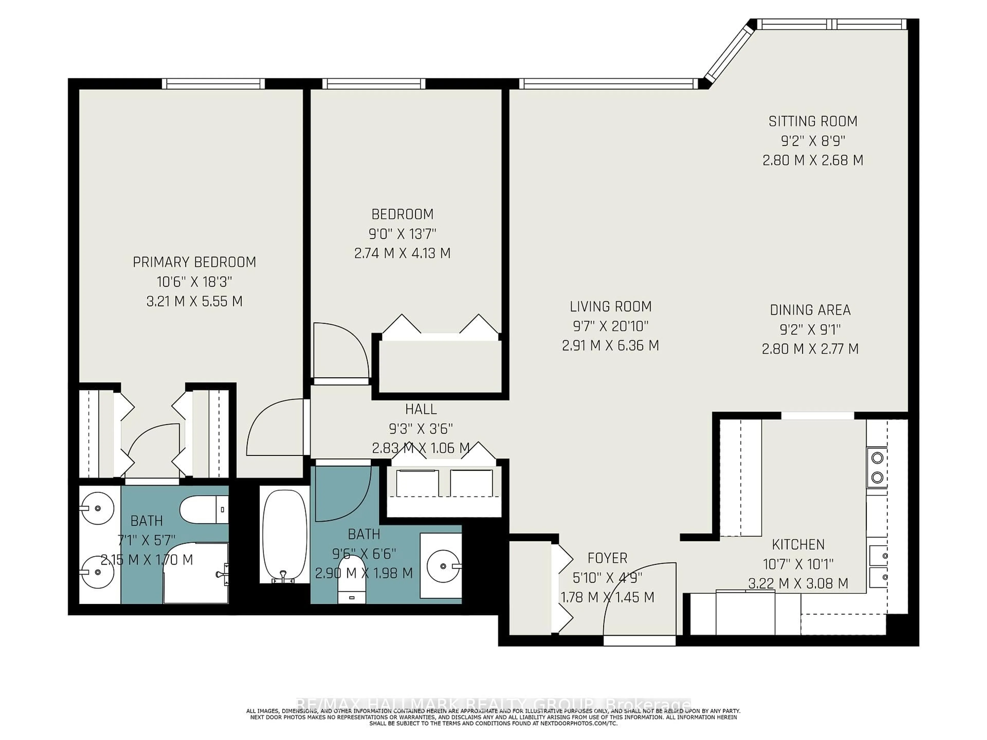 Floor plan for 2759 Carousel Cres #1407, Ottawa Ontario K1T 2N5