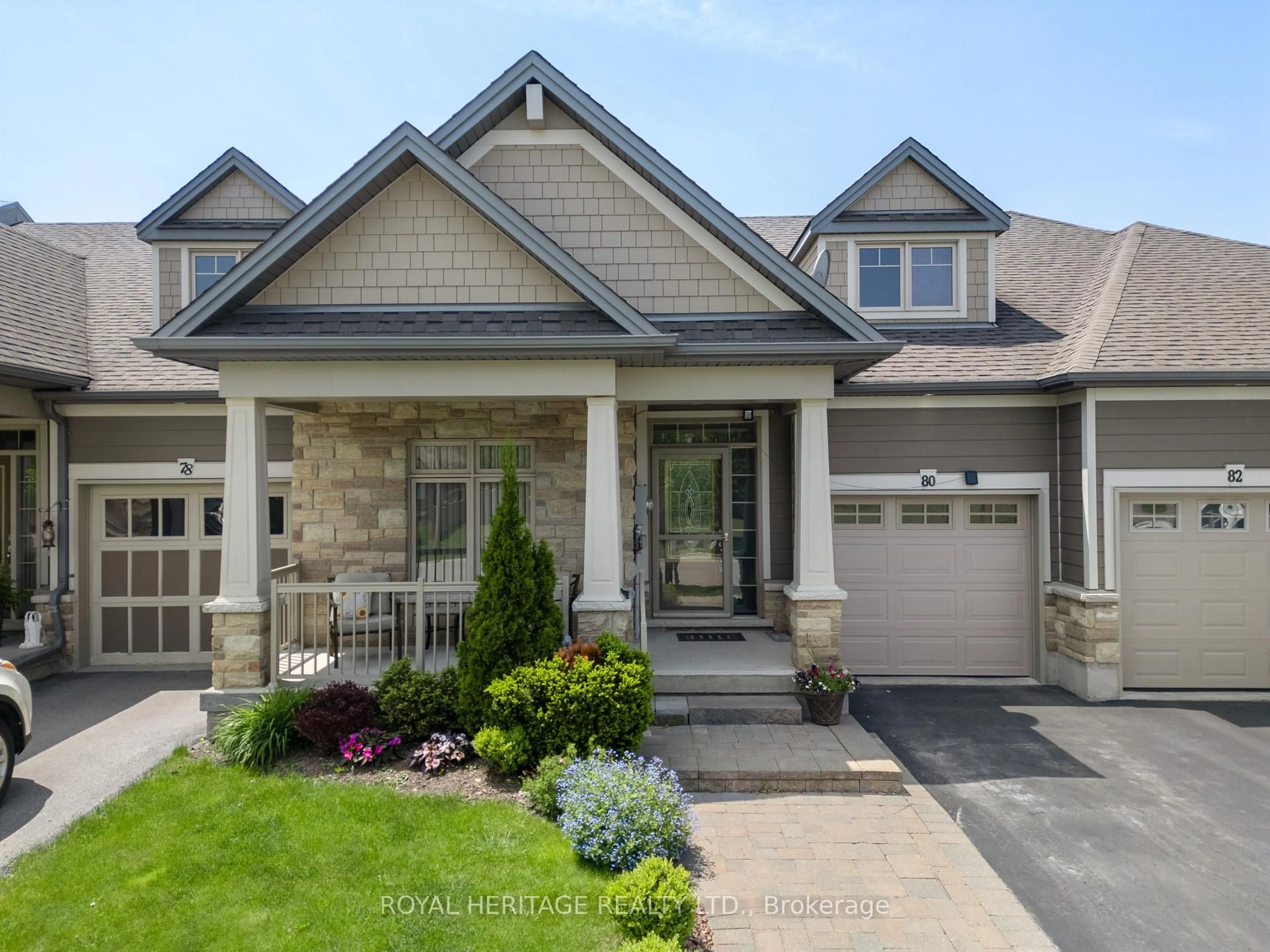 Home with brick exterior material, street for 80 Chadwin Dr, Kawartha Lakes Ontario K9V 0E9