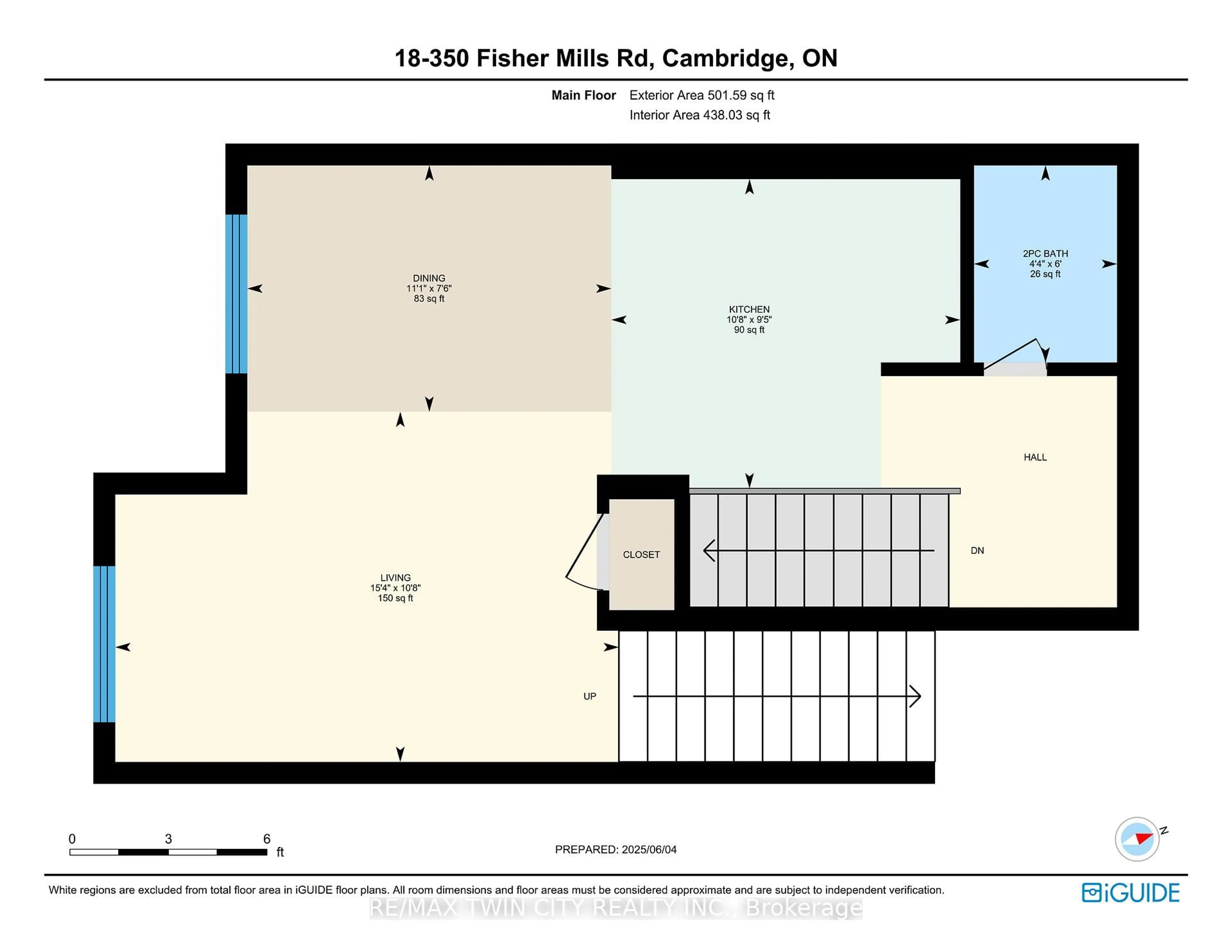 Floor plan for 350 Fisher Mills Rd #18, Cambridge Ontario N3C 0G8