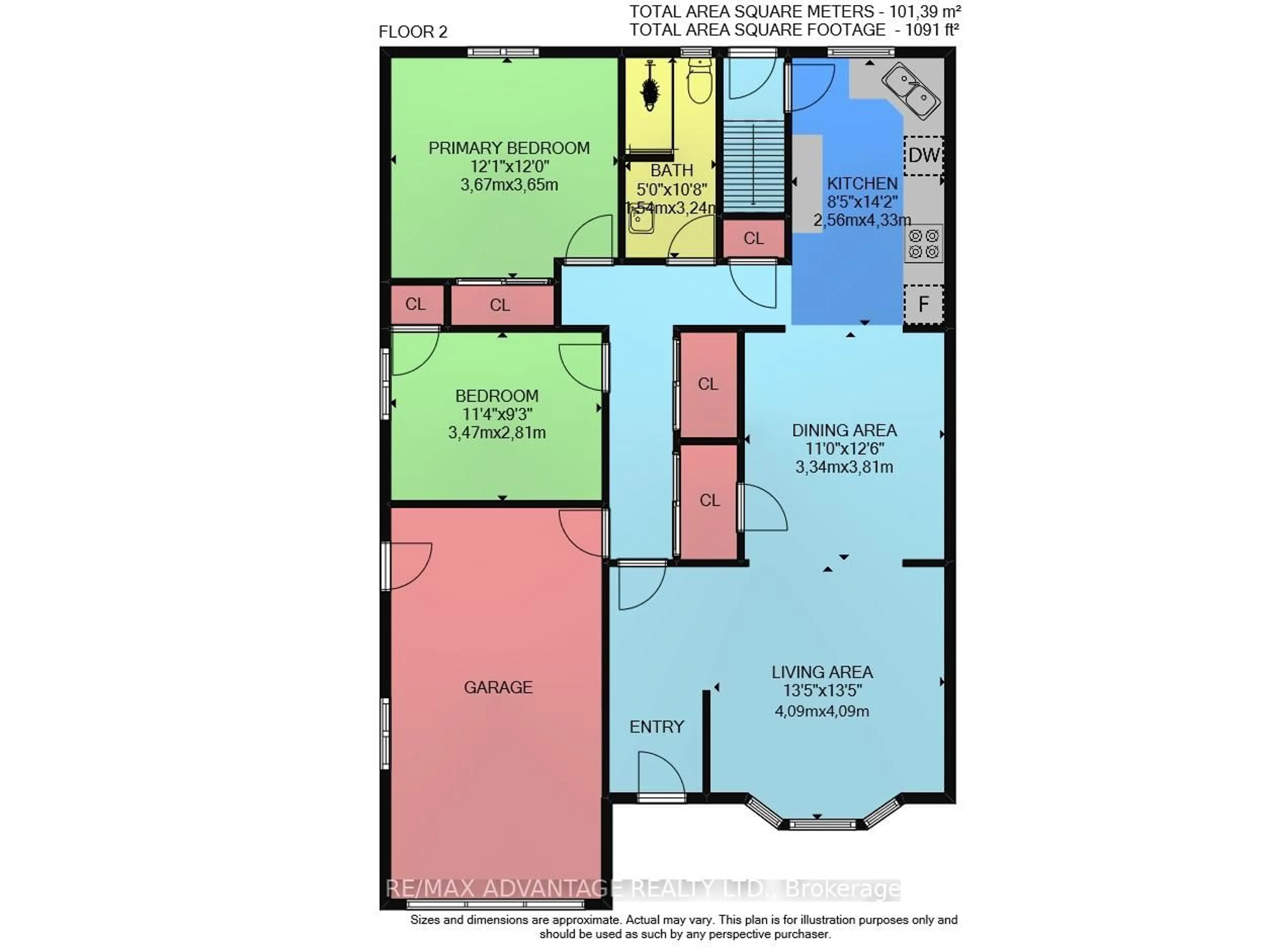 Floor plan for 304 Highview Dr, St. Thomas Ontario N5R 5W9