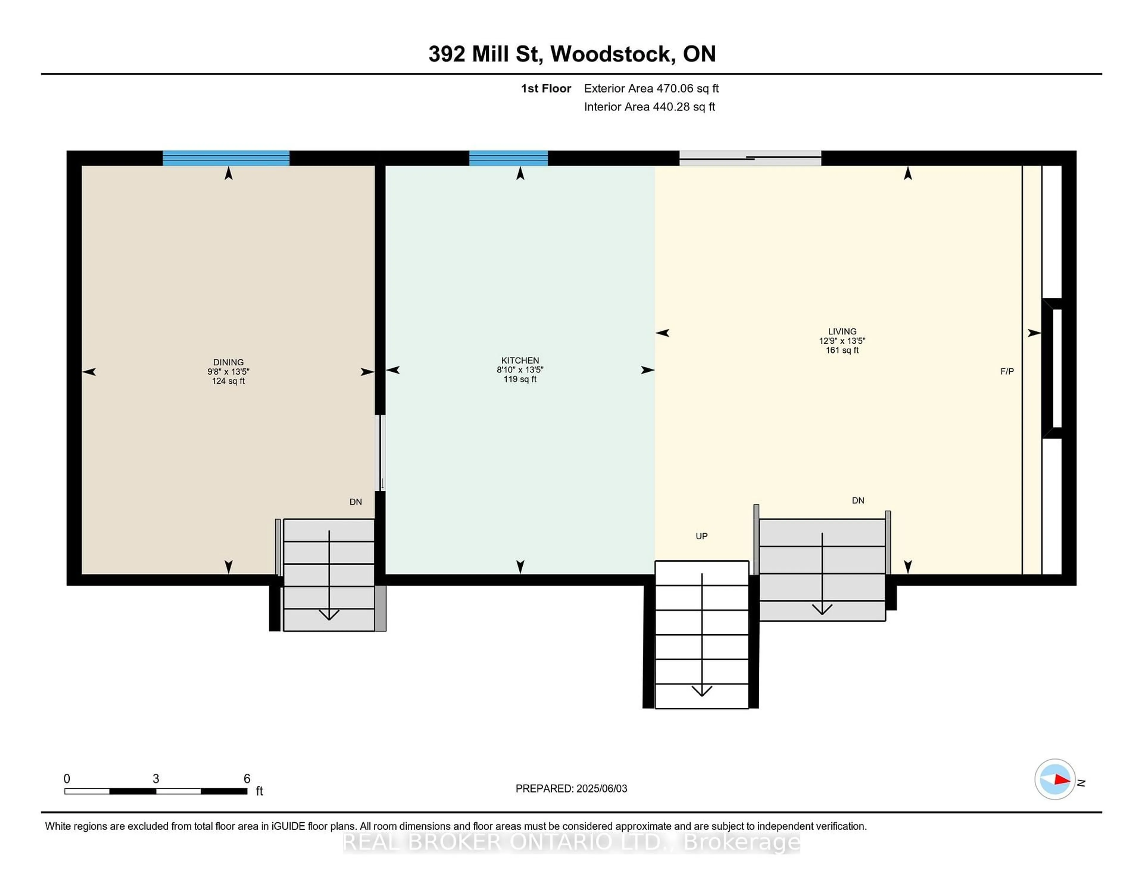 Floor plan for 392 Mill St, Woodstock Ontario N4S 7V6