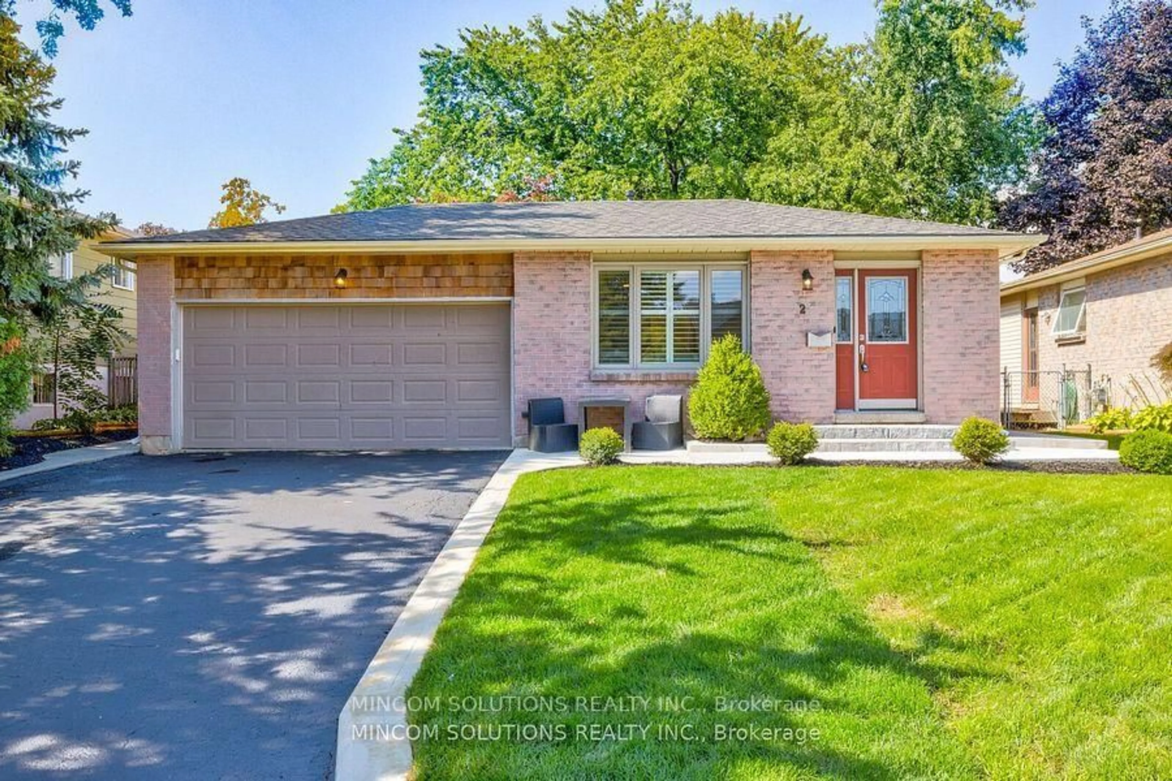 Home with brick exterior material, street for 2 Garden Cres, Brant Ontario N3L 3T4