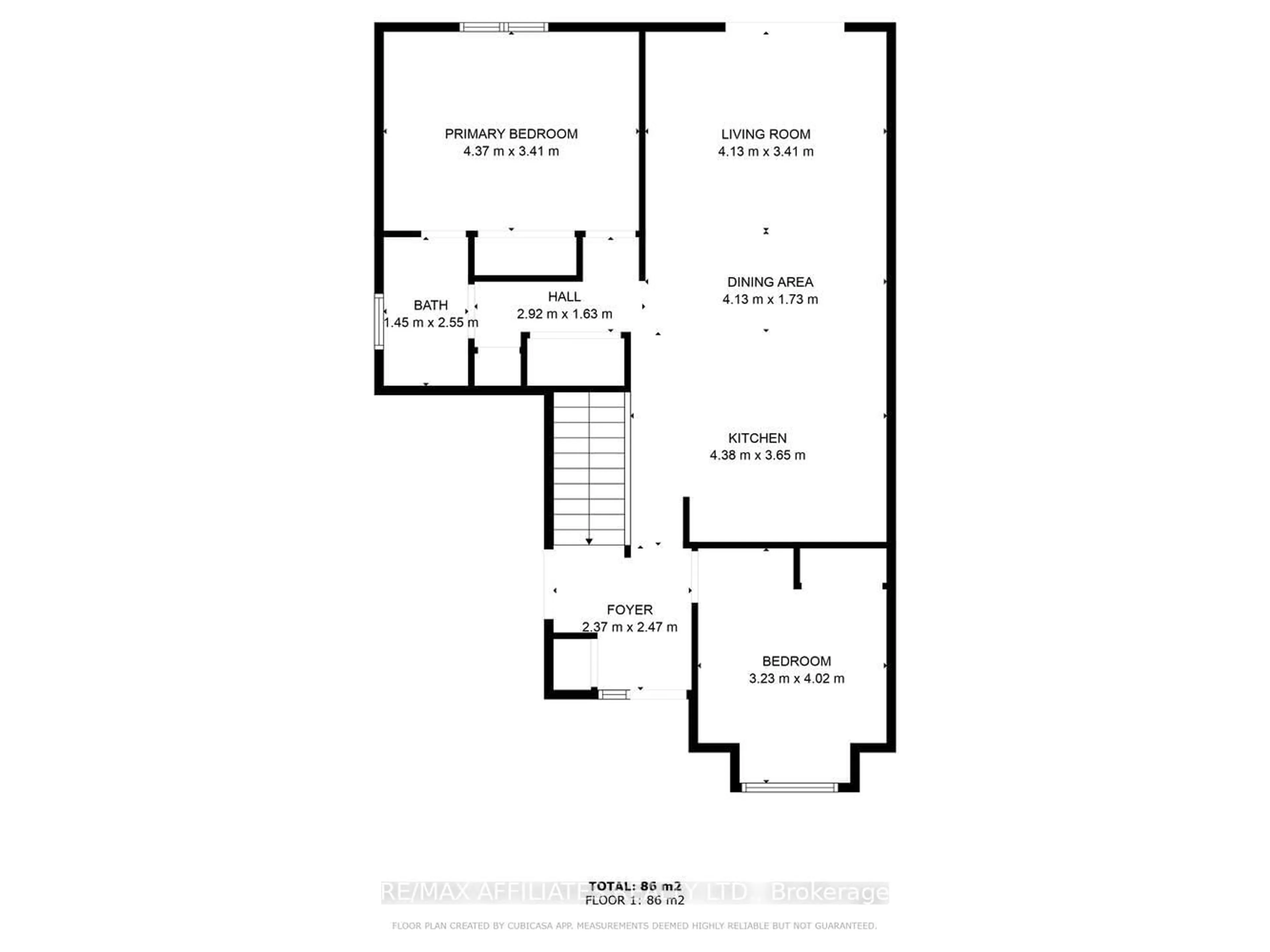 Floor plan for 28 Lee Ave, Smiths Falls Ontario K7A 0A2