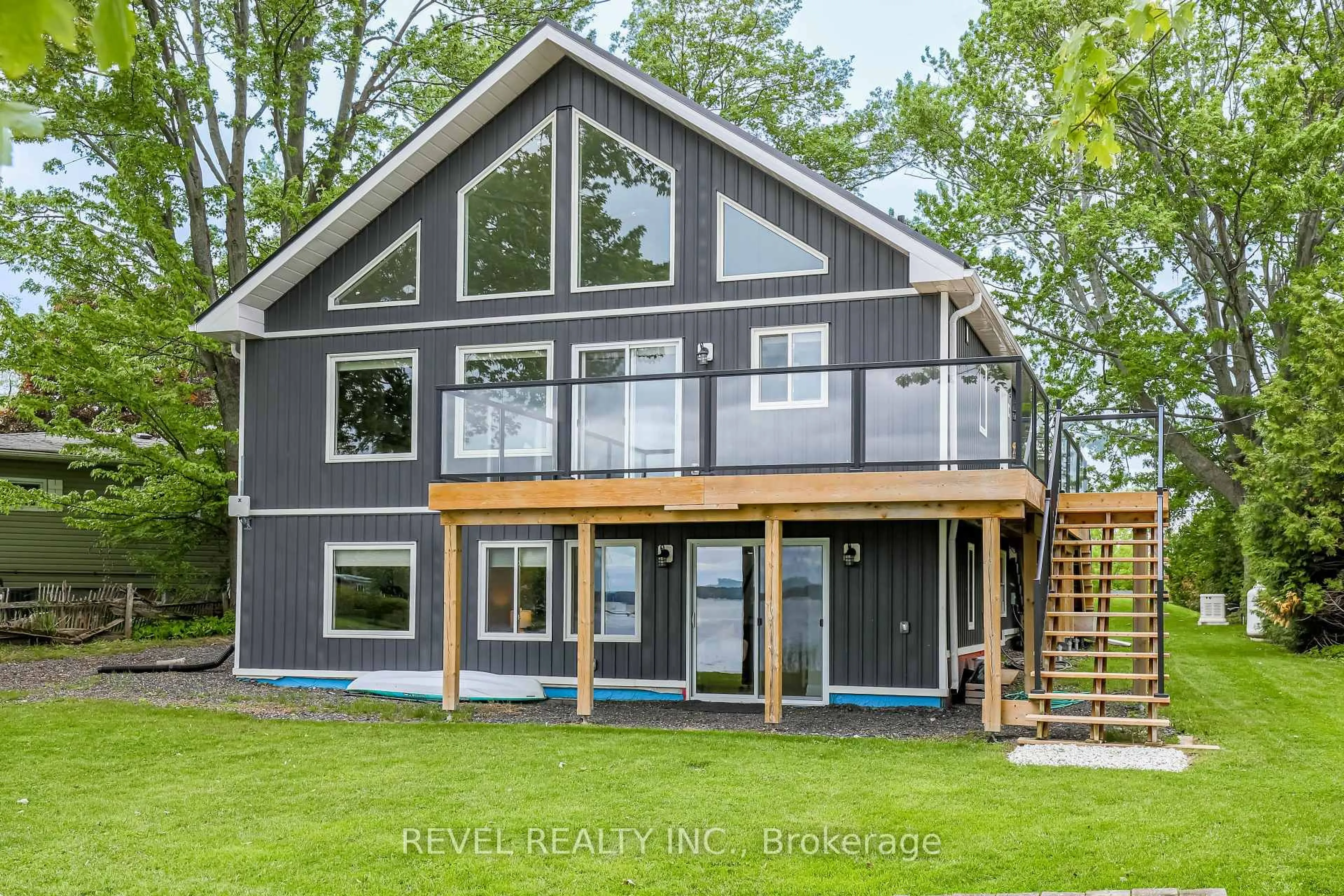 Home with vinyl exterior material, water/lake/river/ocean view for 87 Marsh Creek Rd, Kawartha Lakes Ontario K0M 2C0