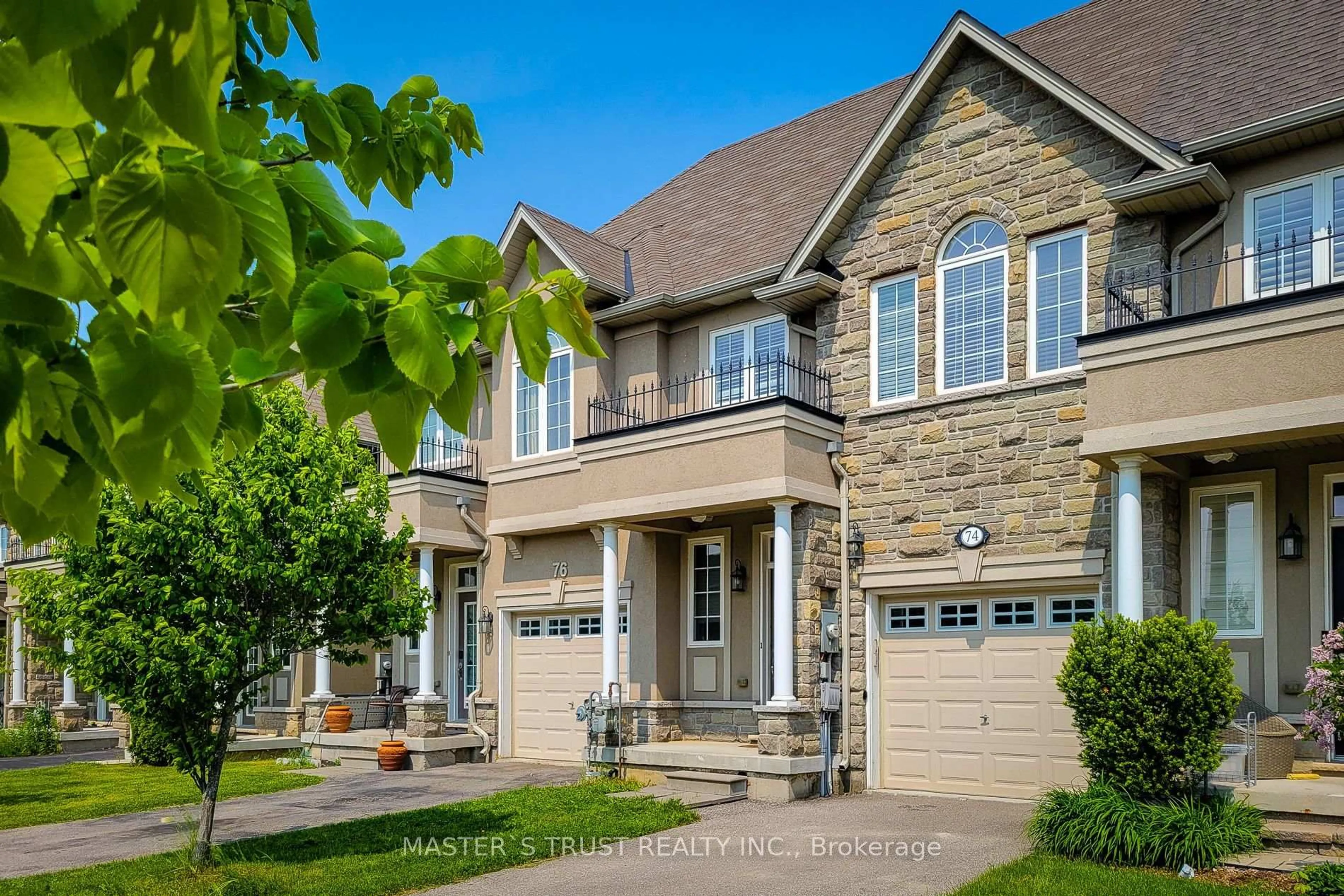 Home with brick exterior material, street for 74 Vinton Rd, Hamilton Ontario L9K 0G6