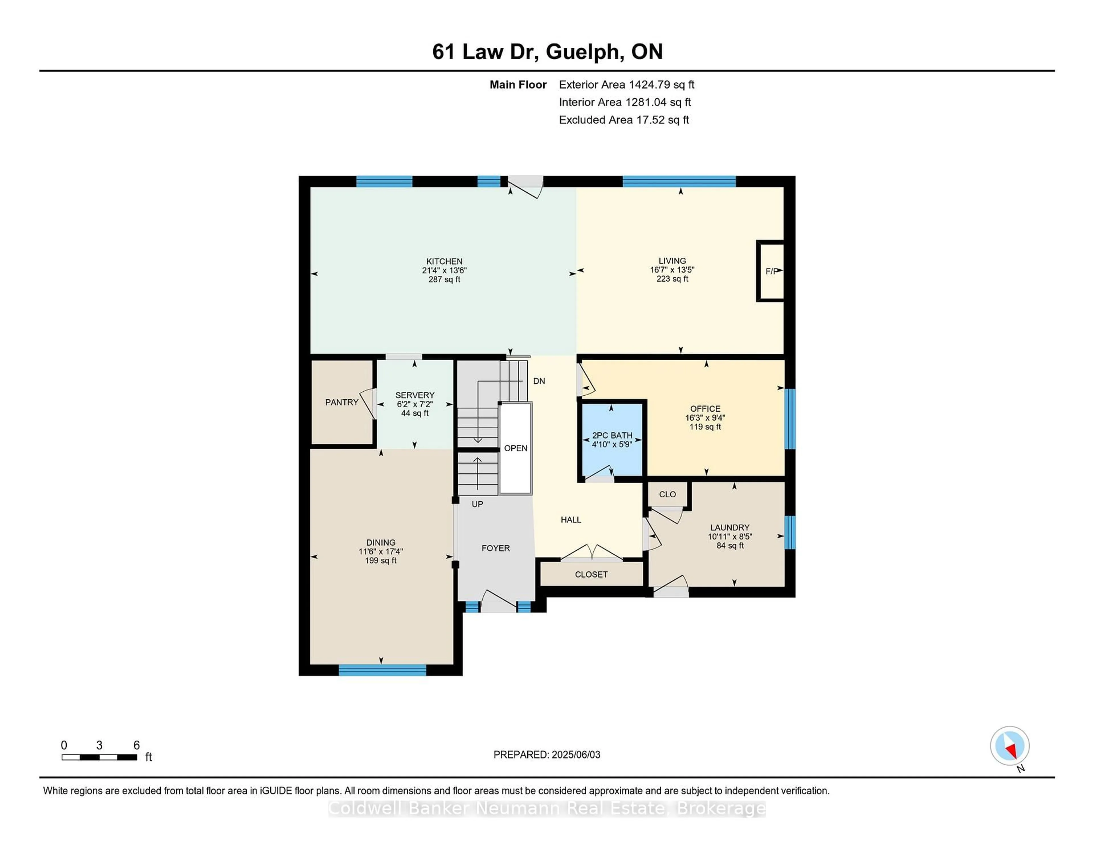 Floor plan for 61 Law Dr, Guelph Ontario N1E 7J6