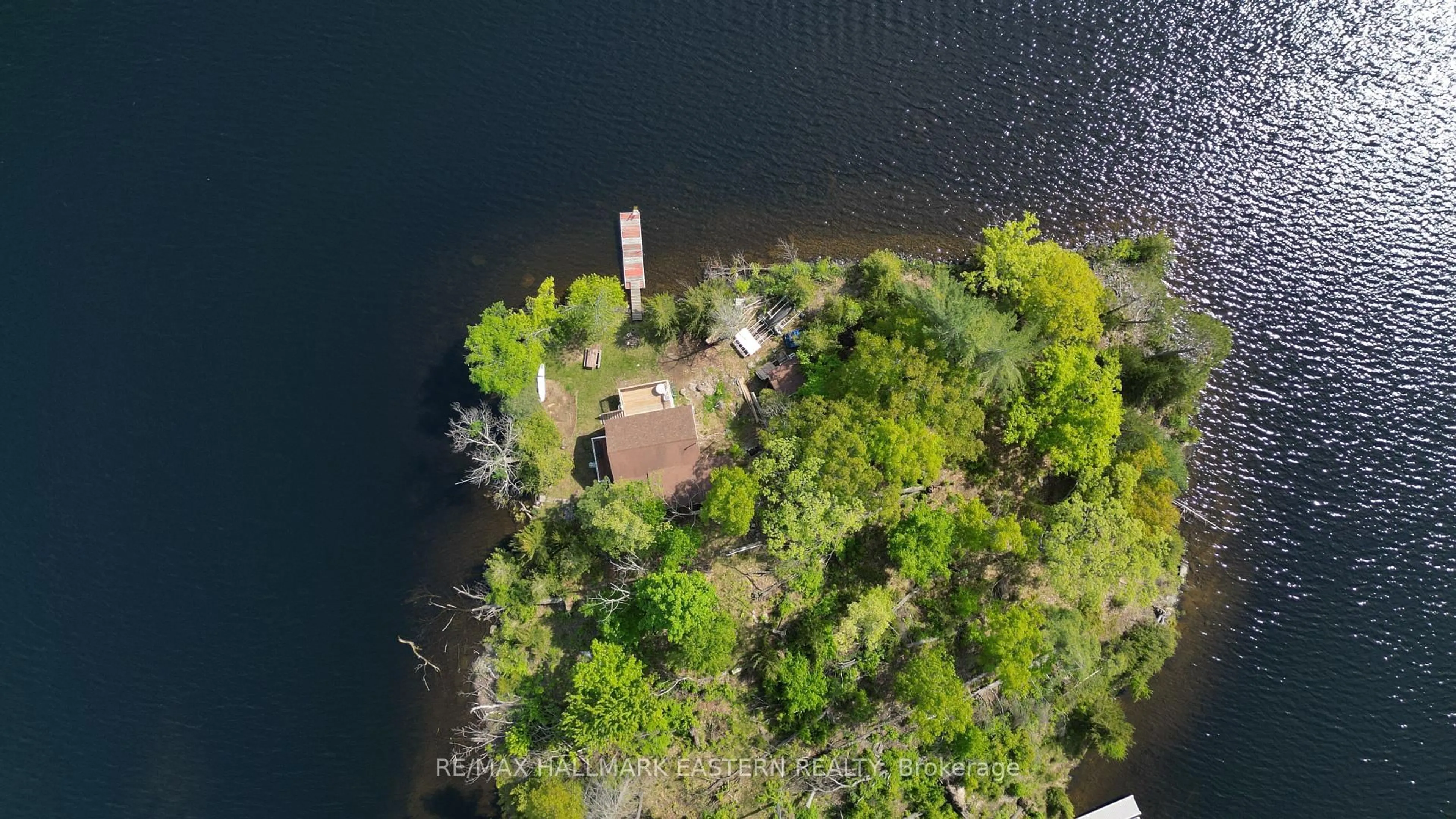 A pic from outside/outdoor area/front of a property/back of a property/a pic from drone, water/lake/river/ocean view for 280 Big Island, Havelock-Belmont-Methuen Ontario K0L 1Z0