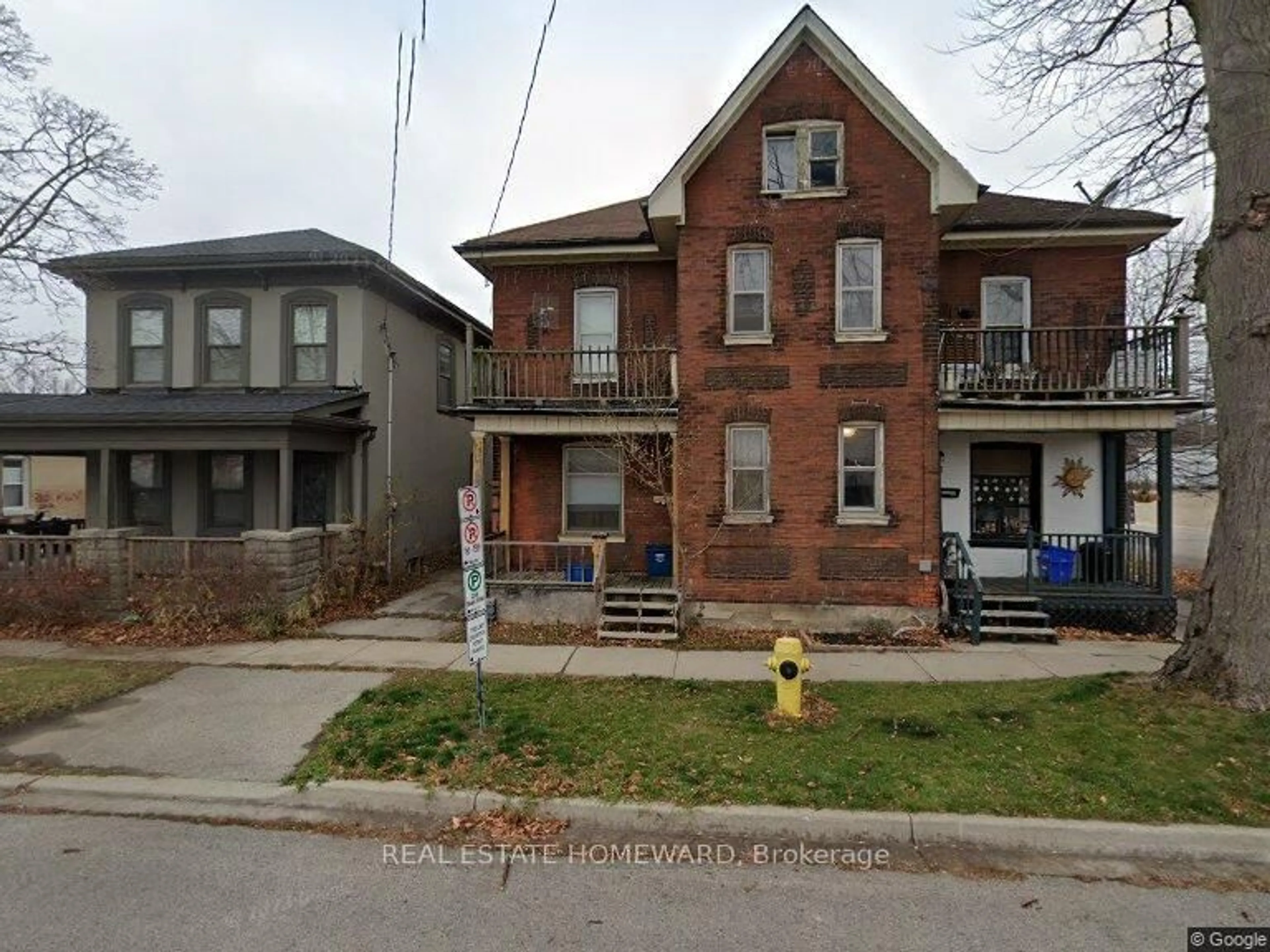 Home with brick exterior material, street for 132 Waterloo St, Brantford Ontario N3T 3S6