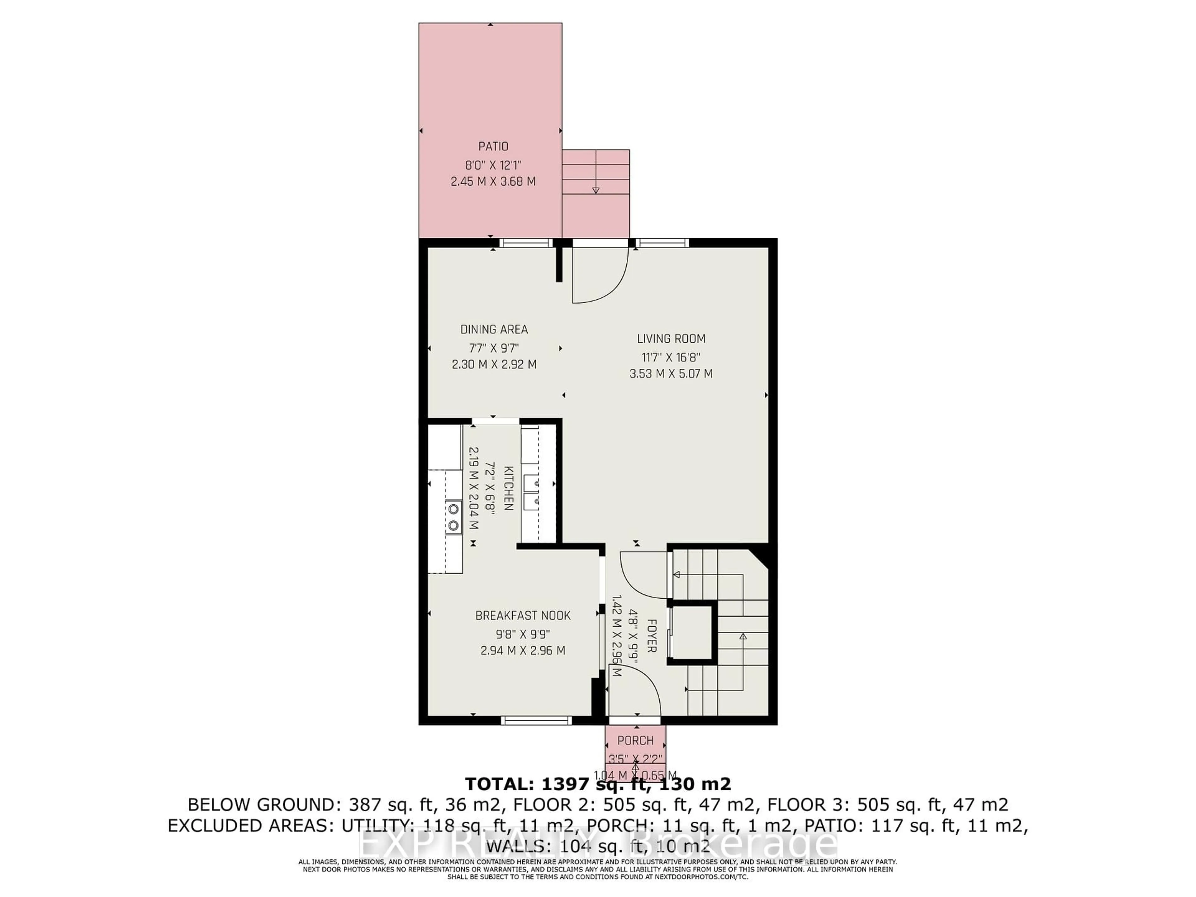 Floor plan for 7804 Jeanne D'arc Blvd, Ottawa Ontario K1C 2E9